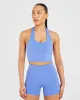 Staple Halterneck Crop Top - Cobalt Blue sold by AYBL