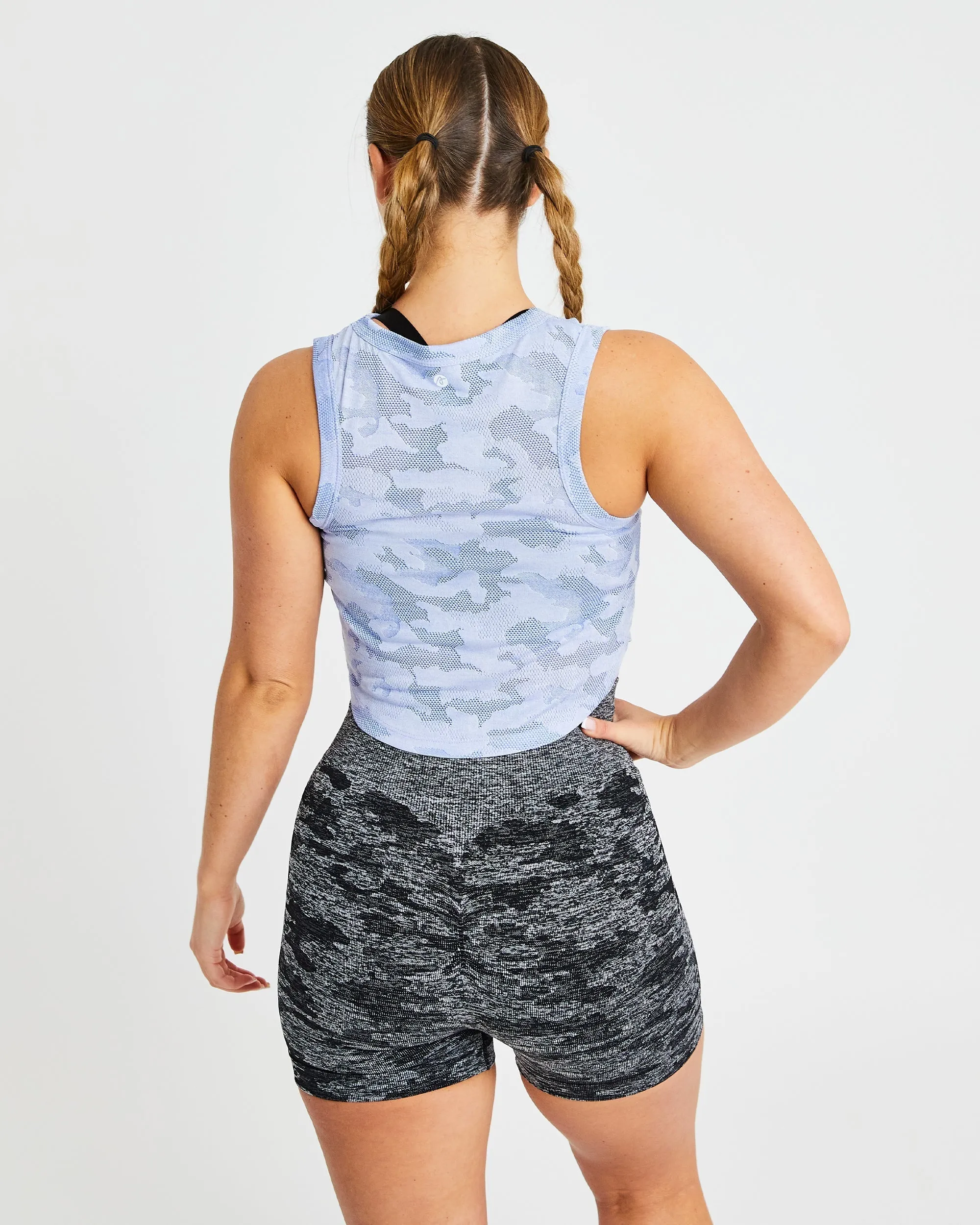 Evolve Camo Crop Vest - Blue sold by AYBL product image thumbnail 2