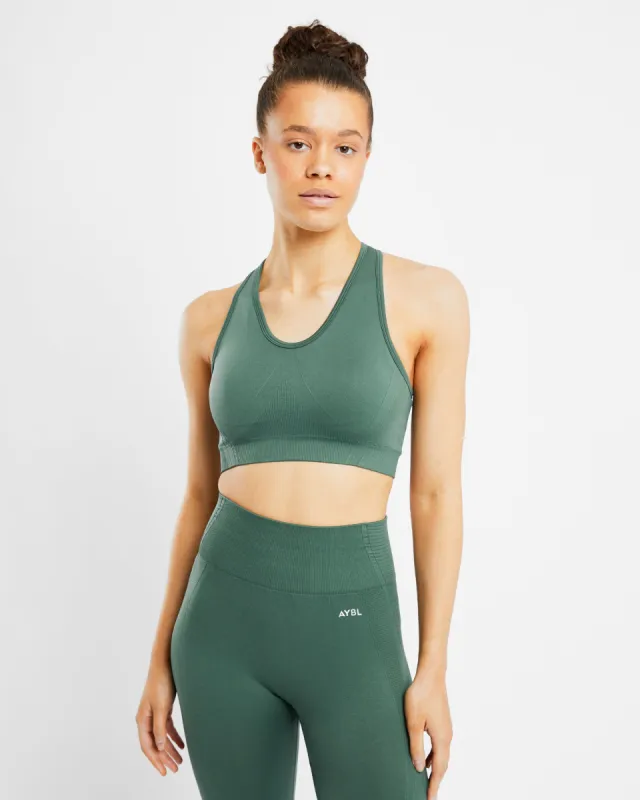 Balance V2 Seamless Sports Bra - Green sold by AYBL