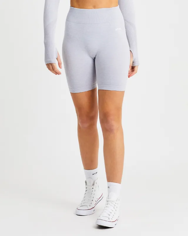 Motion Seamless Cycling Shorts - Light Grey sold by AYBL