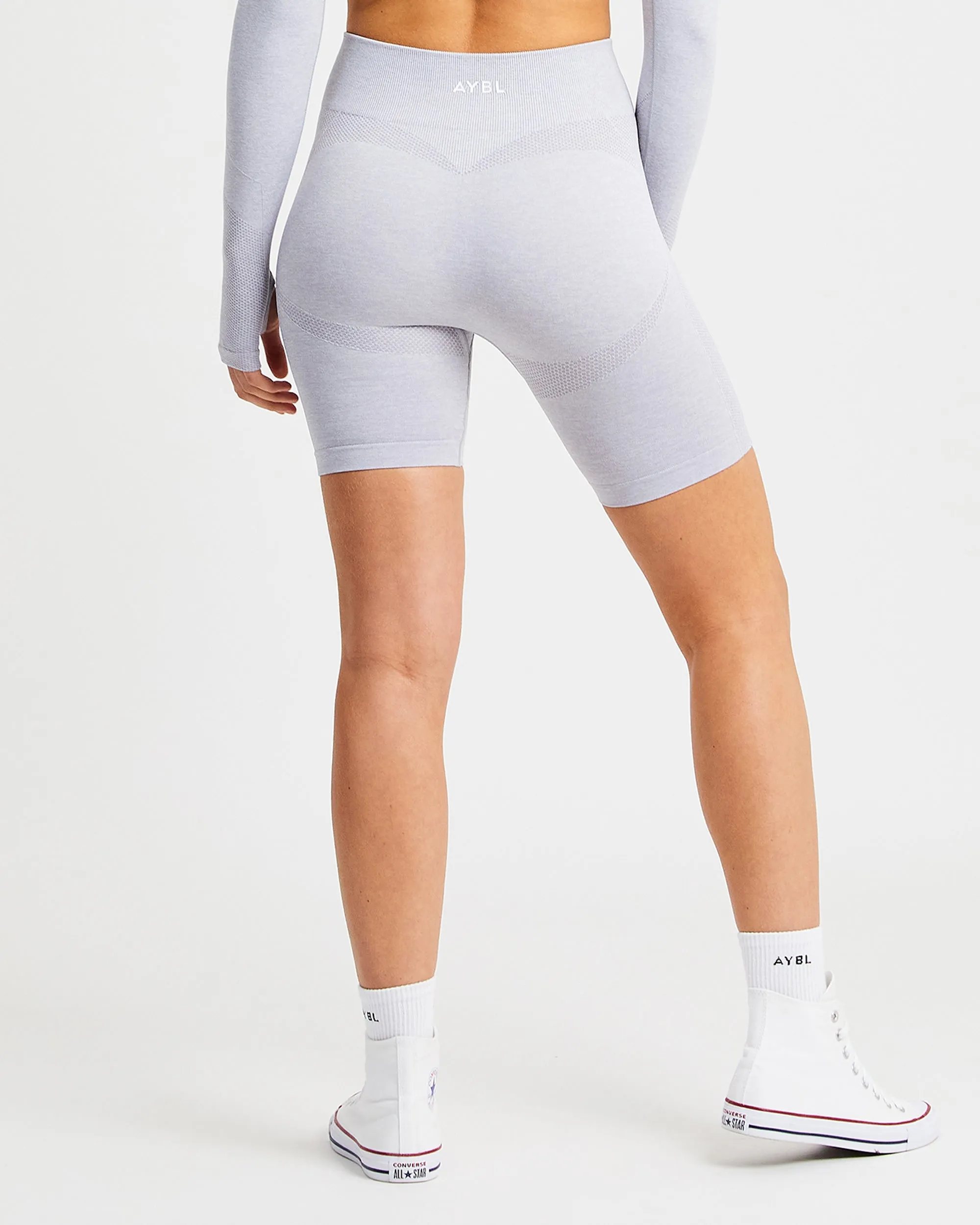 Motion Seamless Cycling Shorts - Light Grey sold by AYBL product image thumbnail 2