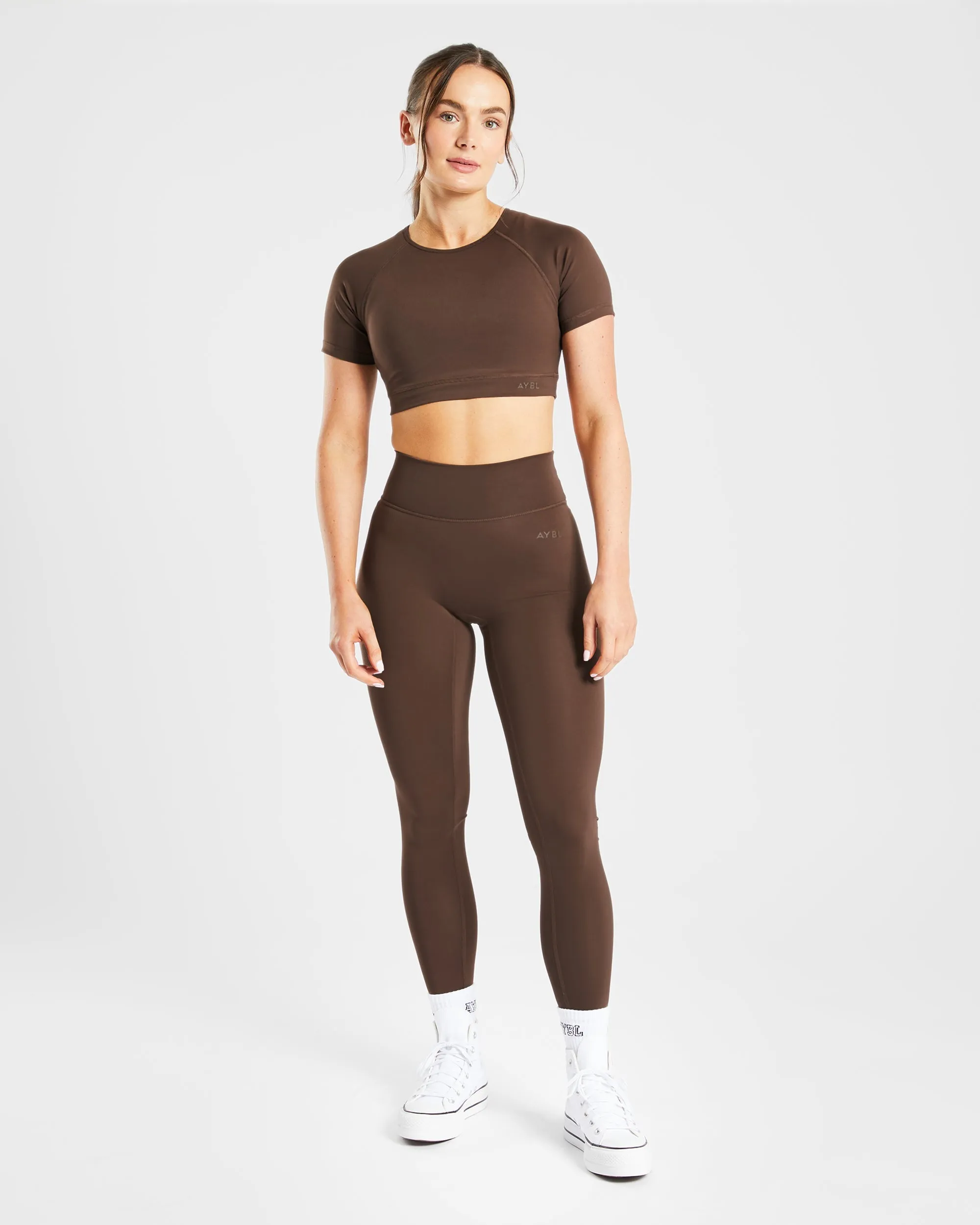Staple Crop Top - Brown sold by AYBL product image thumbnail 3