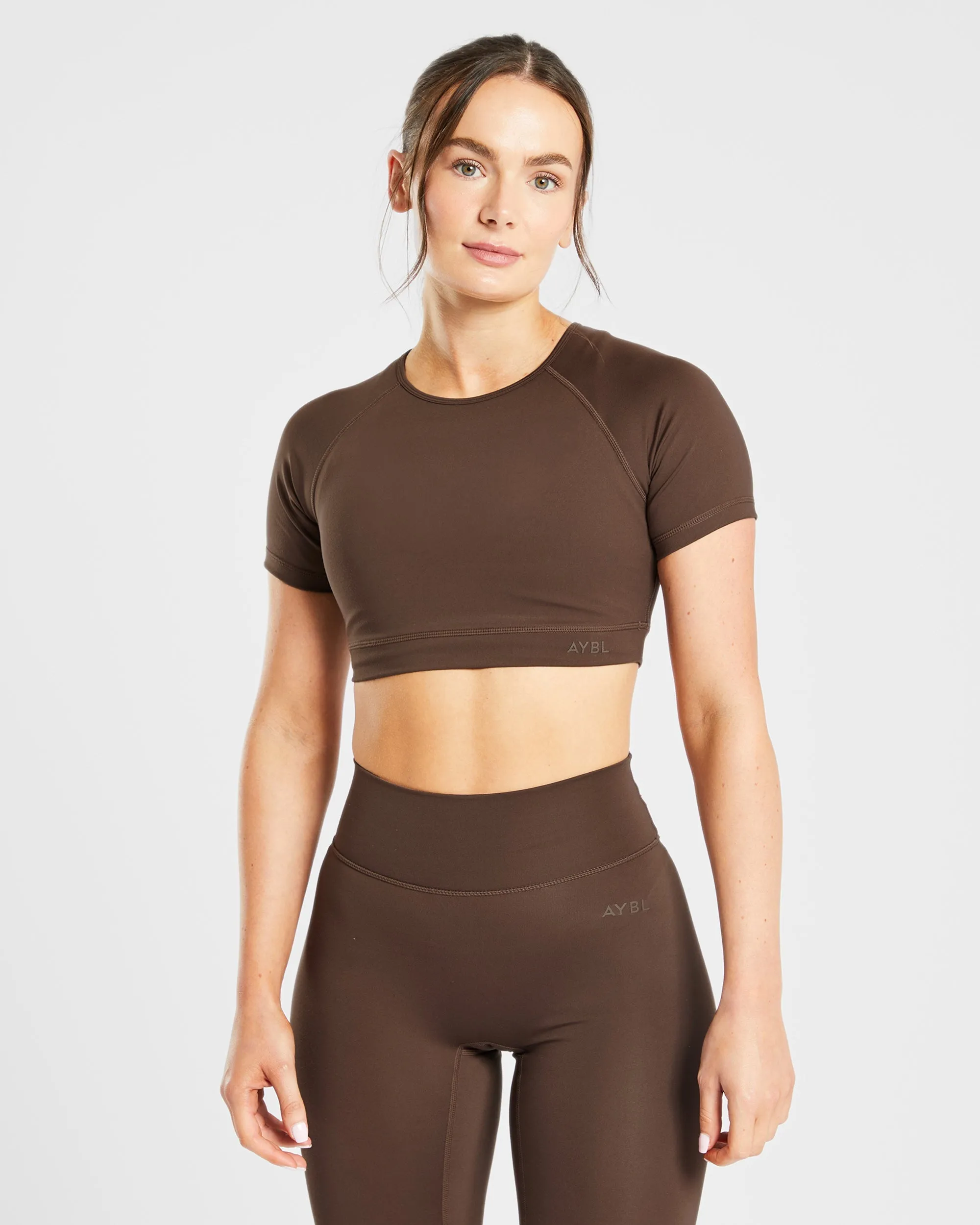 Staple Crop Top - Brown sold by AYBL