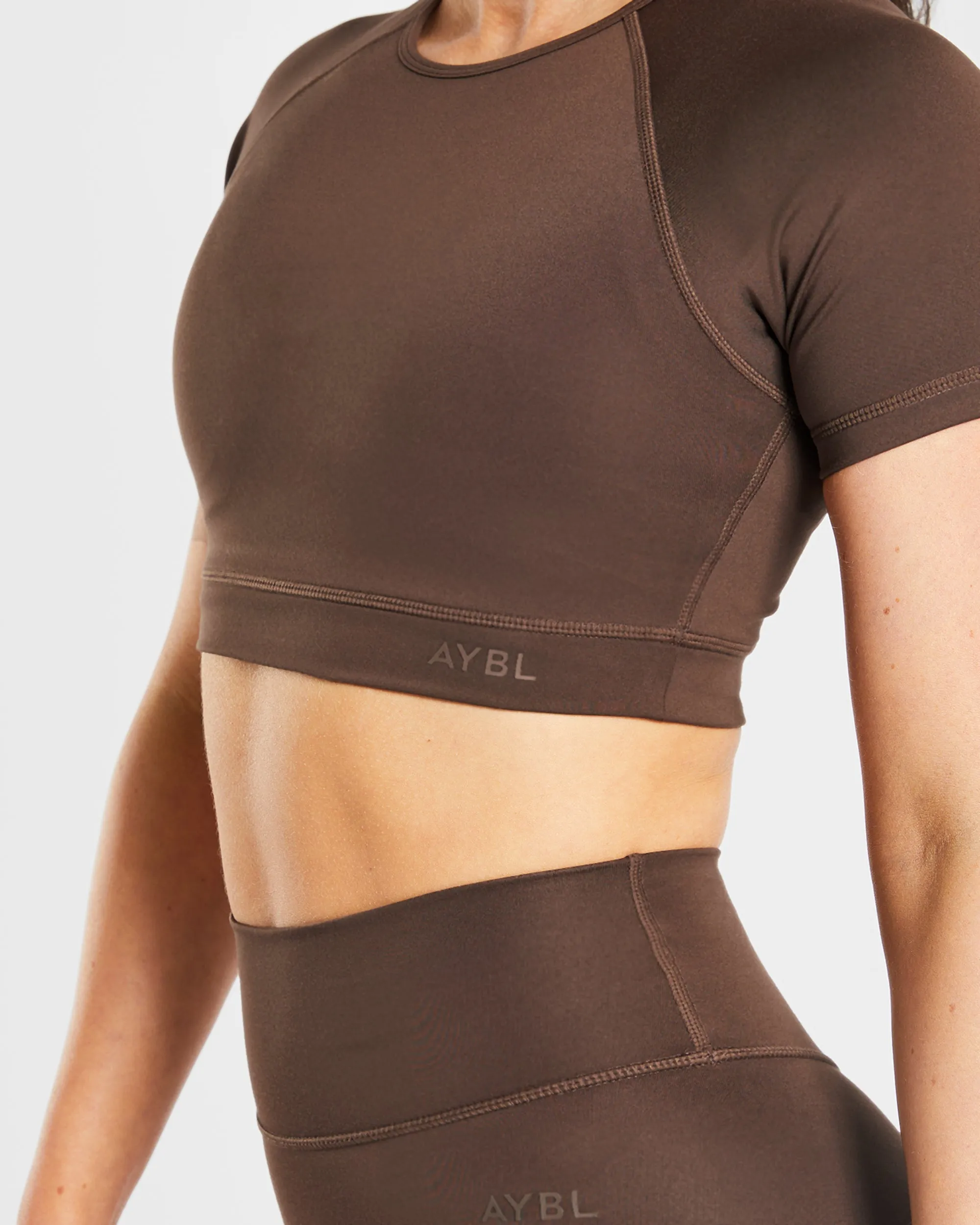 Staple Crop Top - Brown sold by AYBL product image thumbnail 5
