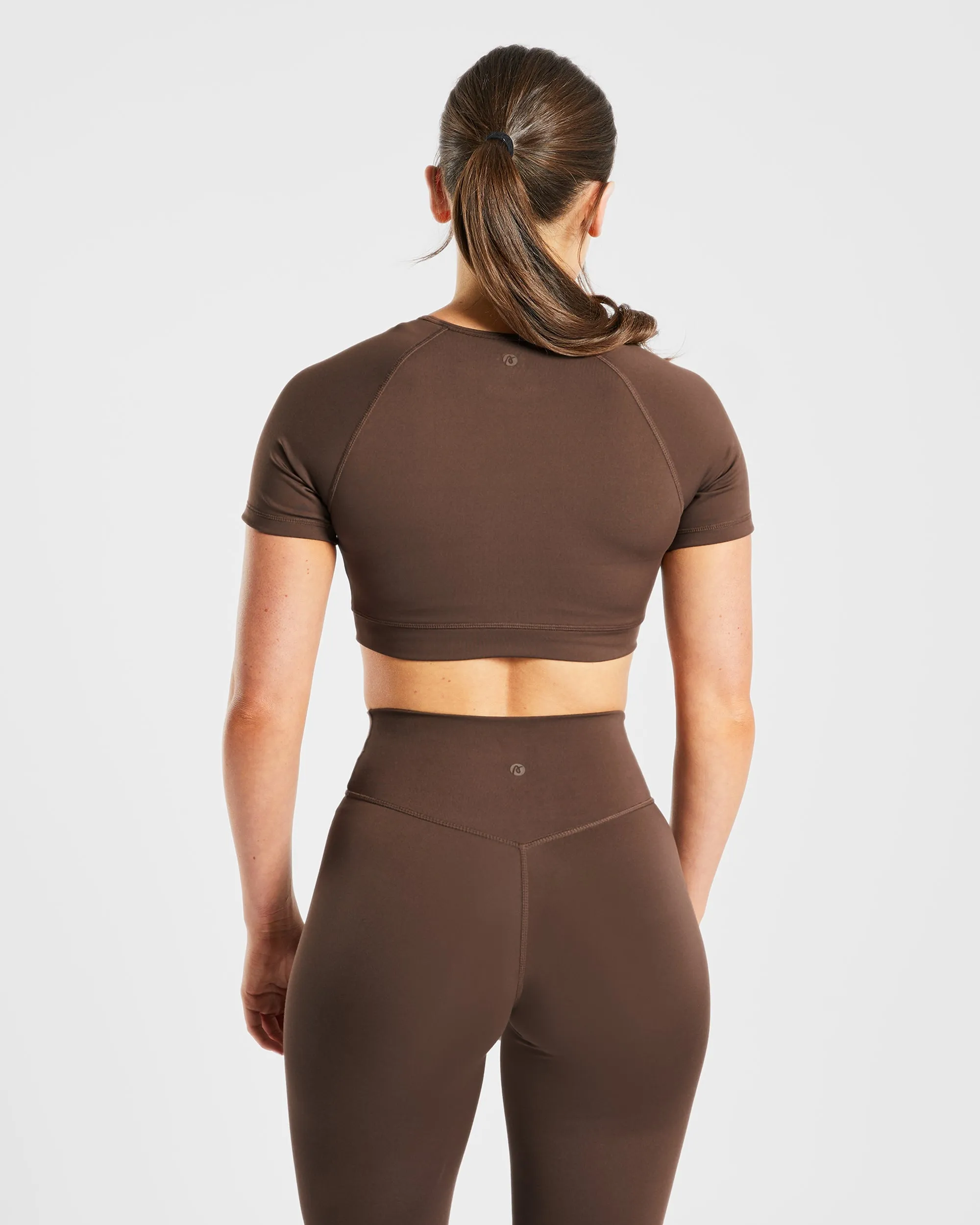 Staple Crop Top - Brown sold by AYBL product image thumbnail 2