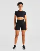 Balance V3 Seamless Crop Top - Black sold by AYBL