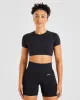 Balance V3 Seamless Crop Top - Black sold by AYBL