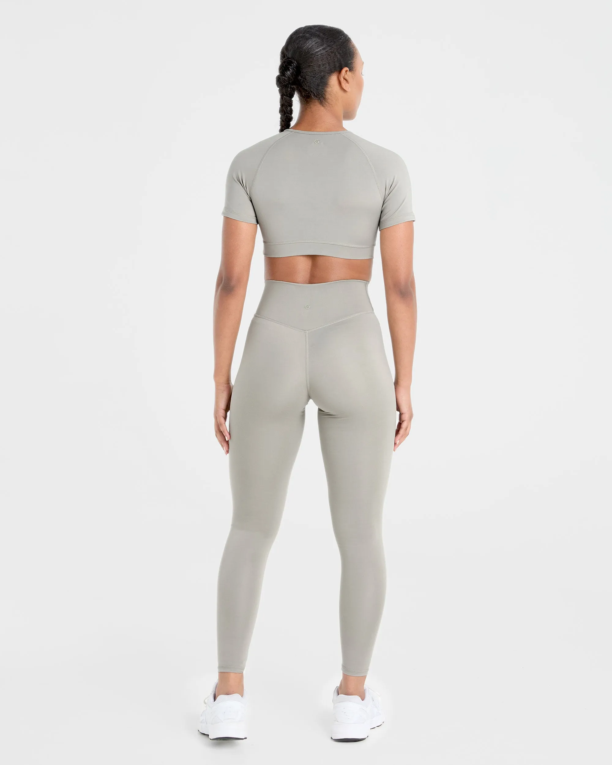 Staple Leggings - Washed Olive sold by AYBL product image thumbnail 4