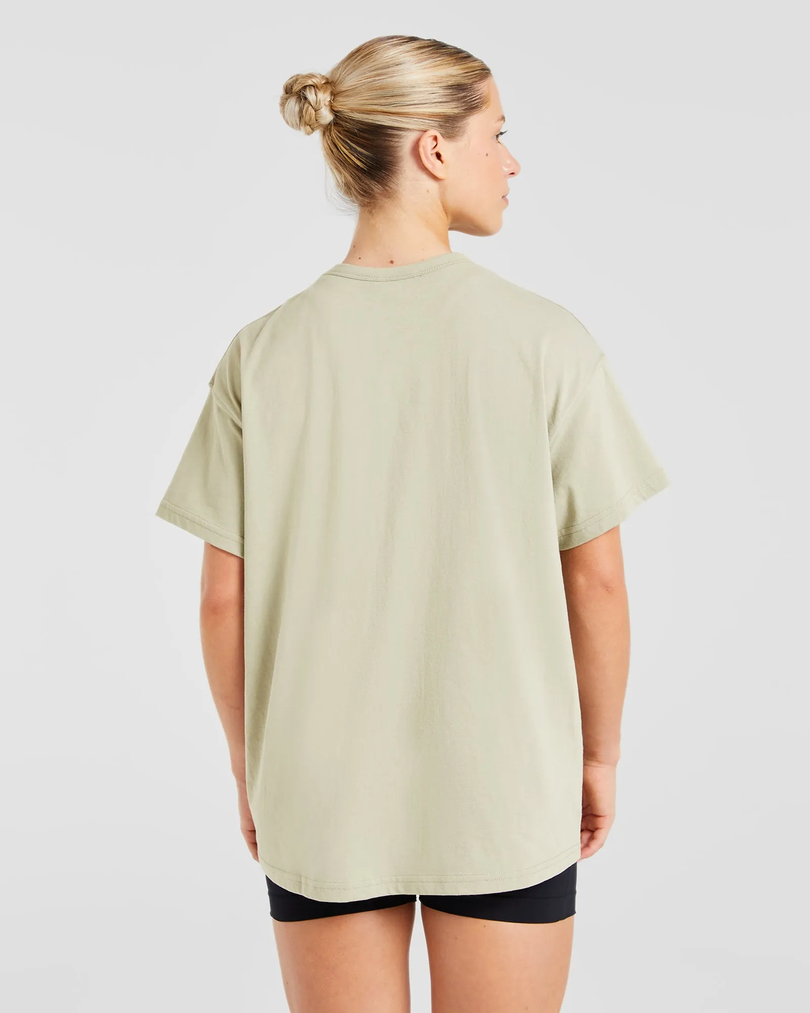 Varsity Oversized T Shirt - Olive Green sold by AYBL product image thumbnail 2