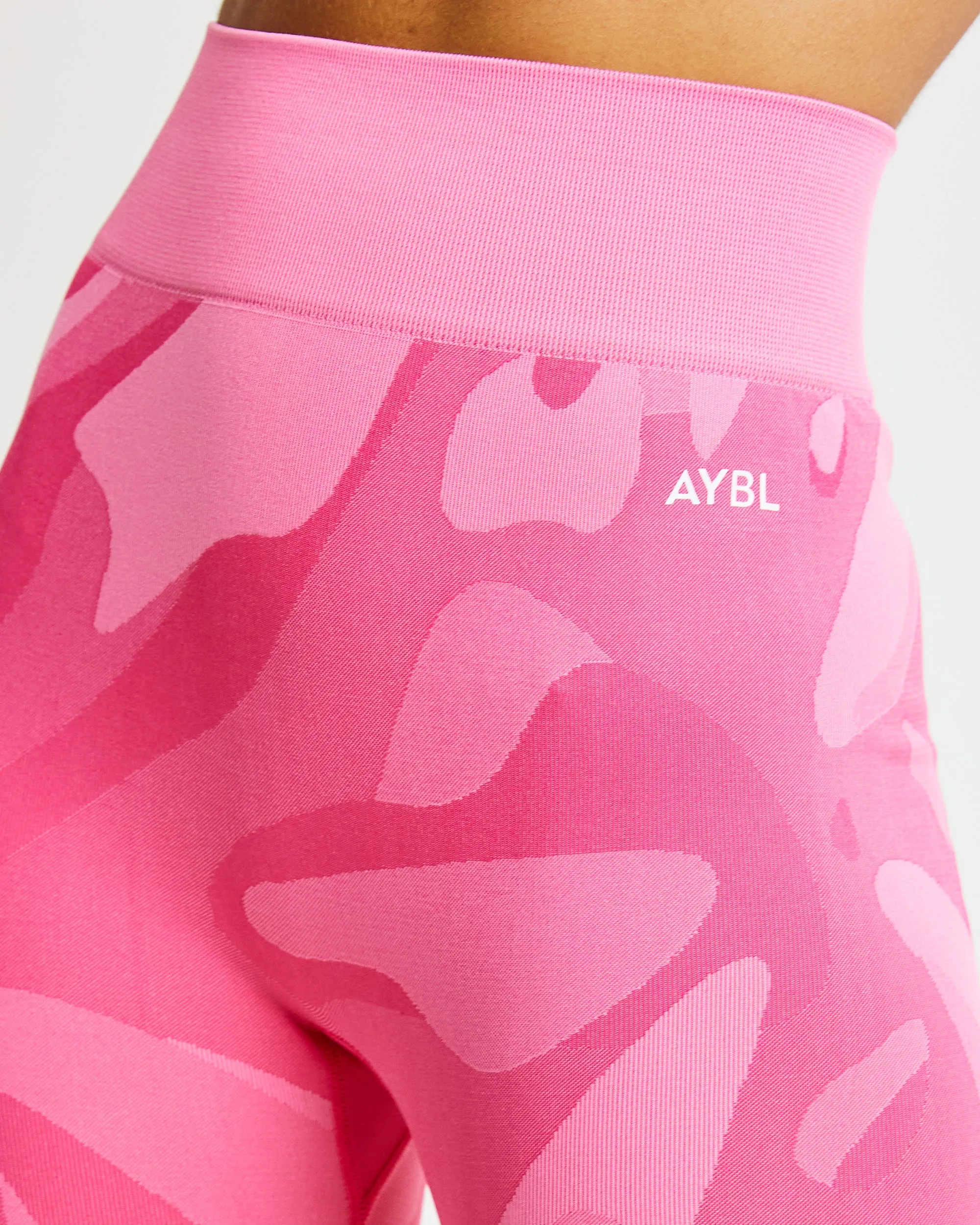 Abstract Seamless Leggings - Hot Pink sold by AYBL product image thumbnail 5