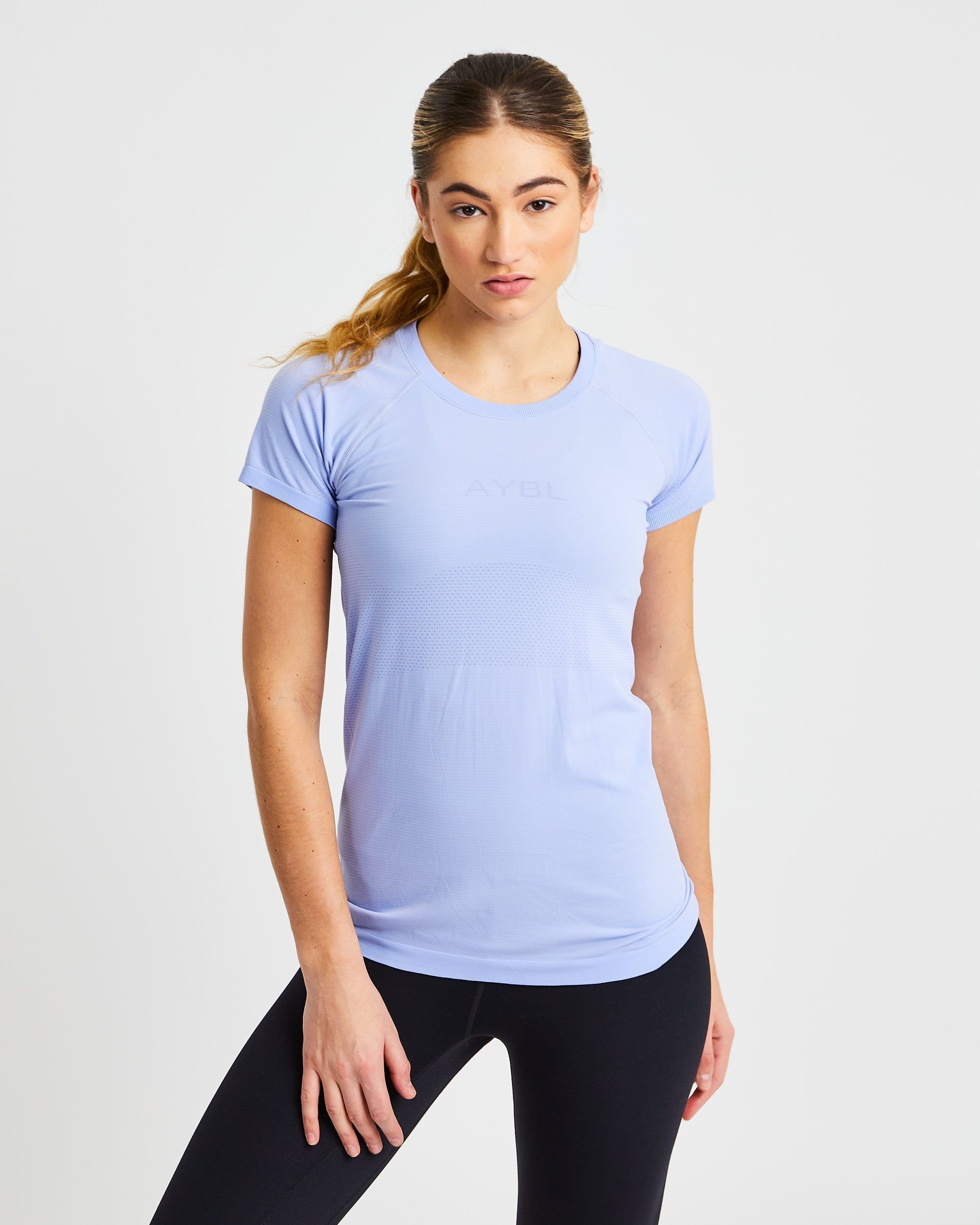 Embrace Seamless T Shirt - Blue sold by AYBL