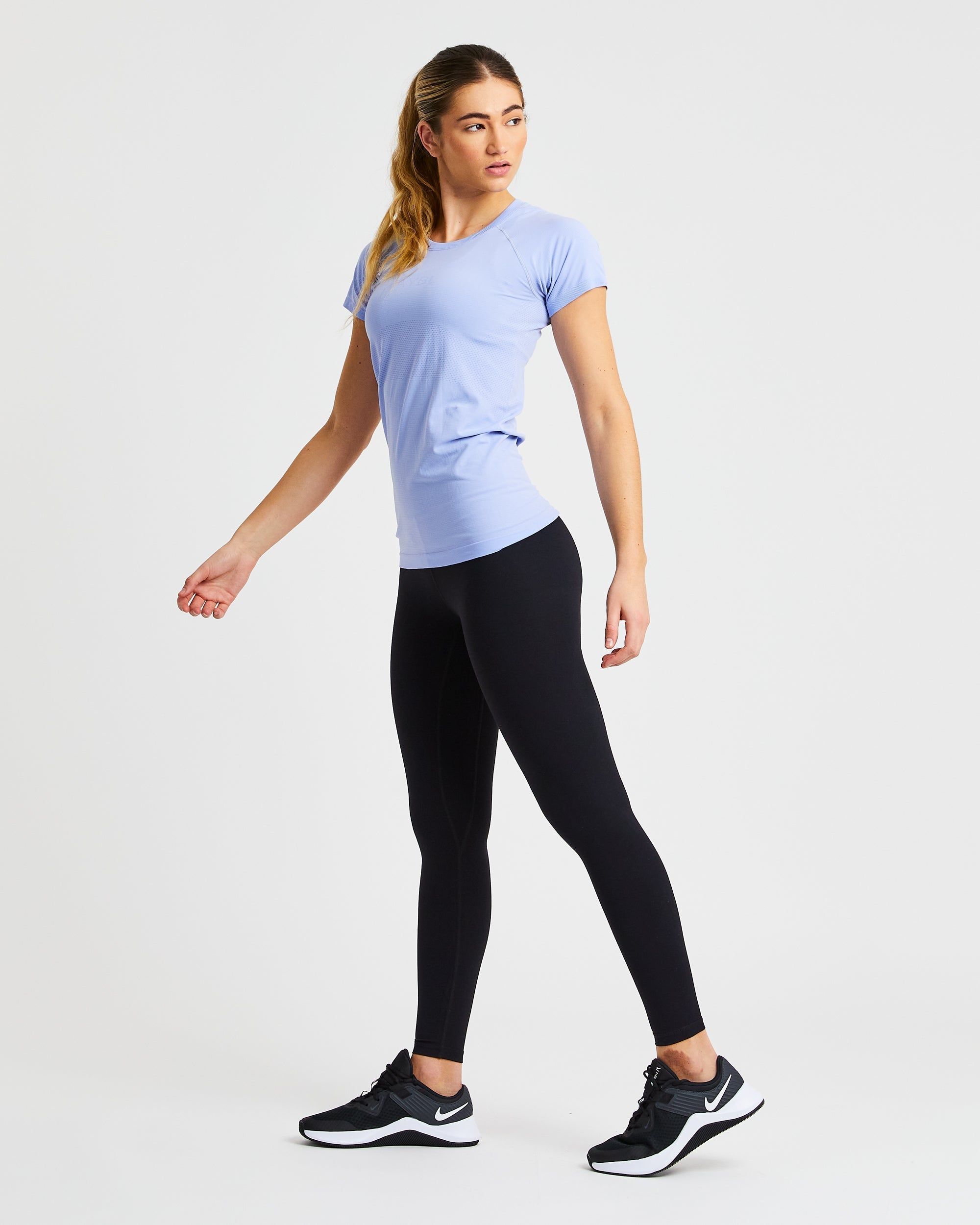 Embrace Seamless T Shirt - Blue sold by AYBL product image thumbnail 5