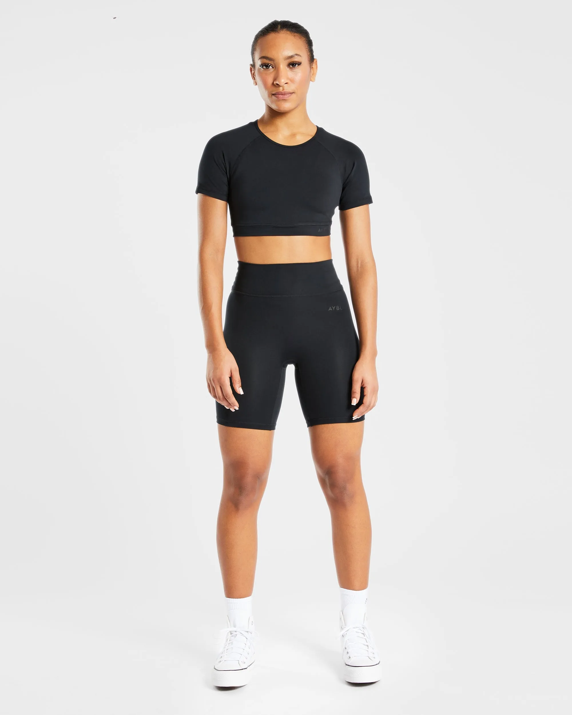 Staple Crop Top - Black sold by AYBL product image thumbnail 3