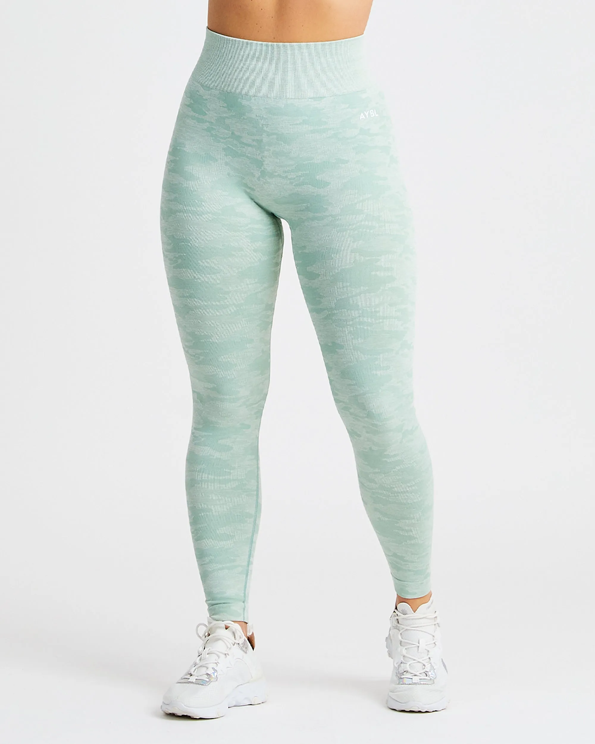 Evolve Camo Seamless Leggings - Green sold by AYBL