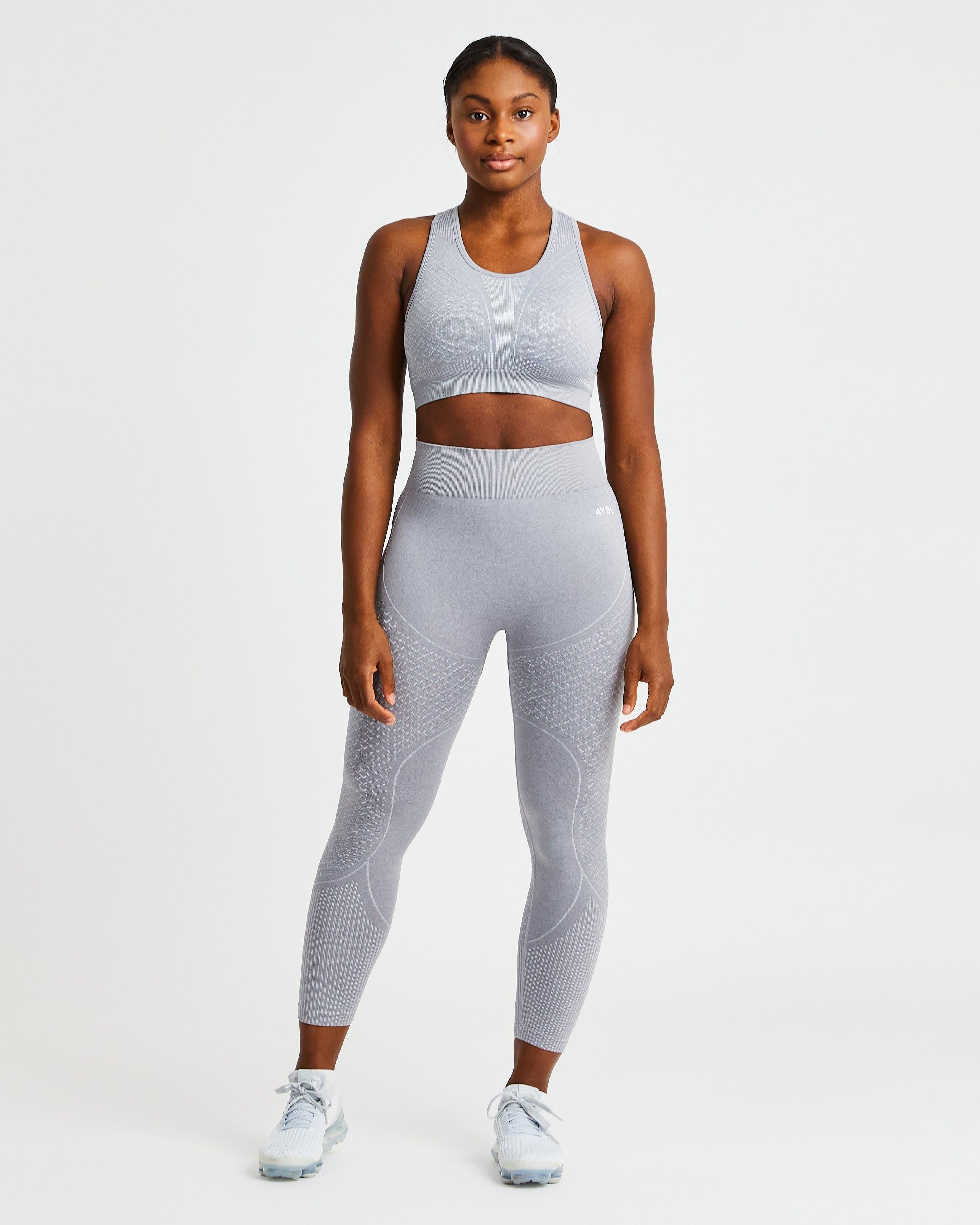 Impact Seamless Sports Bra - Grey sold by AYBL product image thumbnail 3