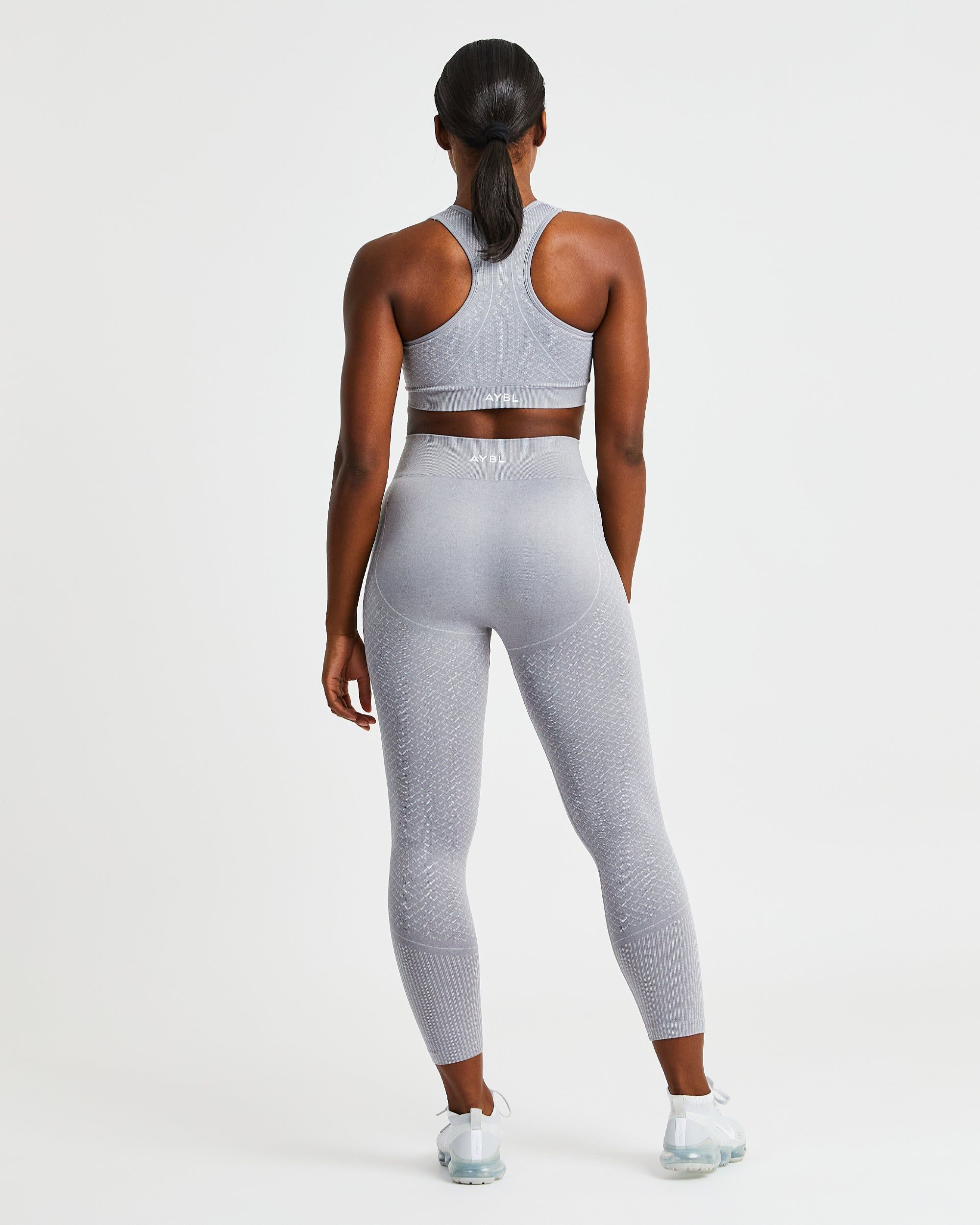 Impact Seamless Sports Bra - Grey sold by AYBL product image thumbnail 4