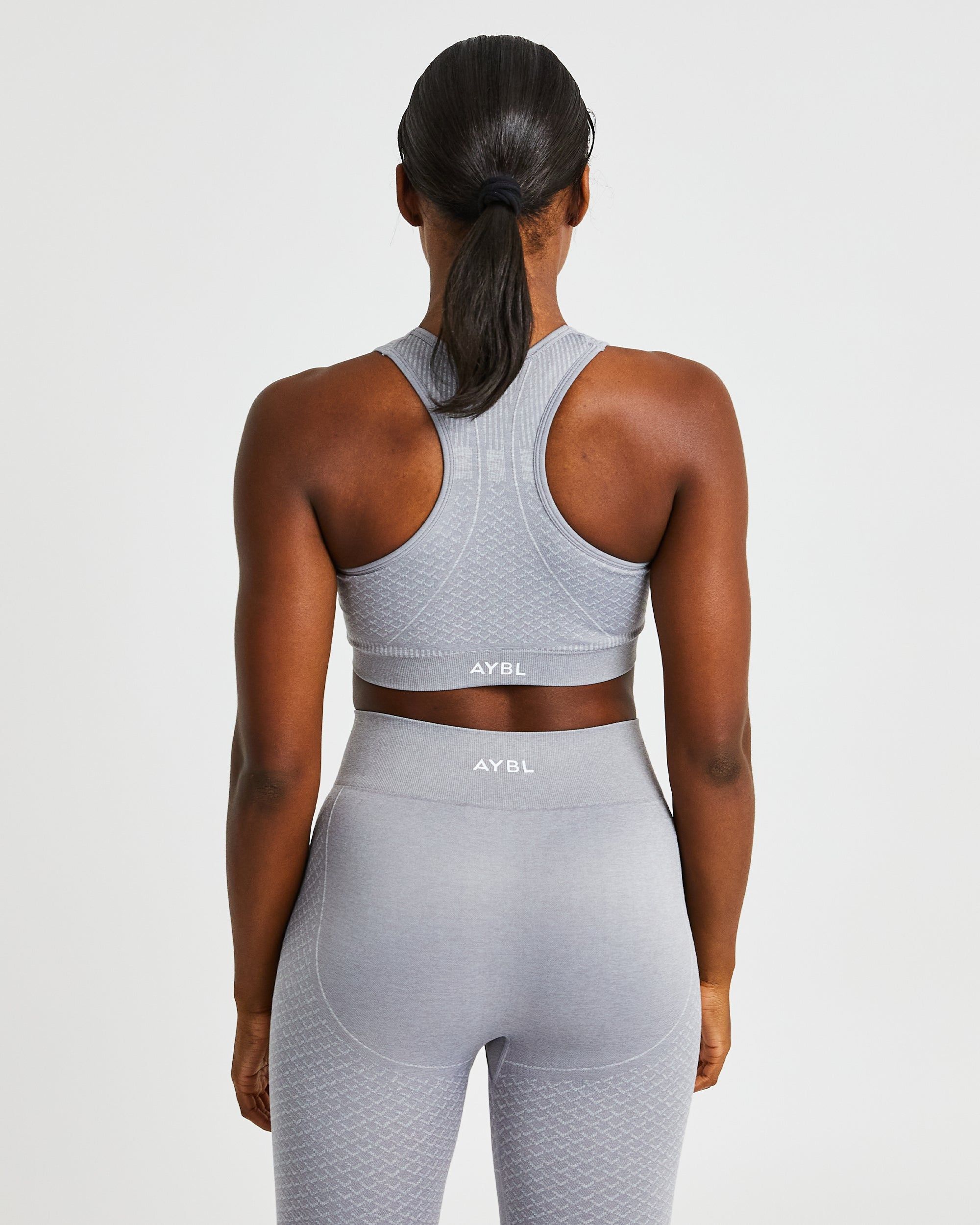 Impact Seamless Sports Bra - Grey sold by AYBL product image thumbnail 2
