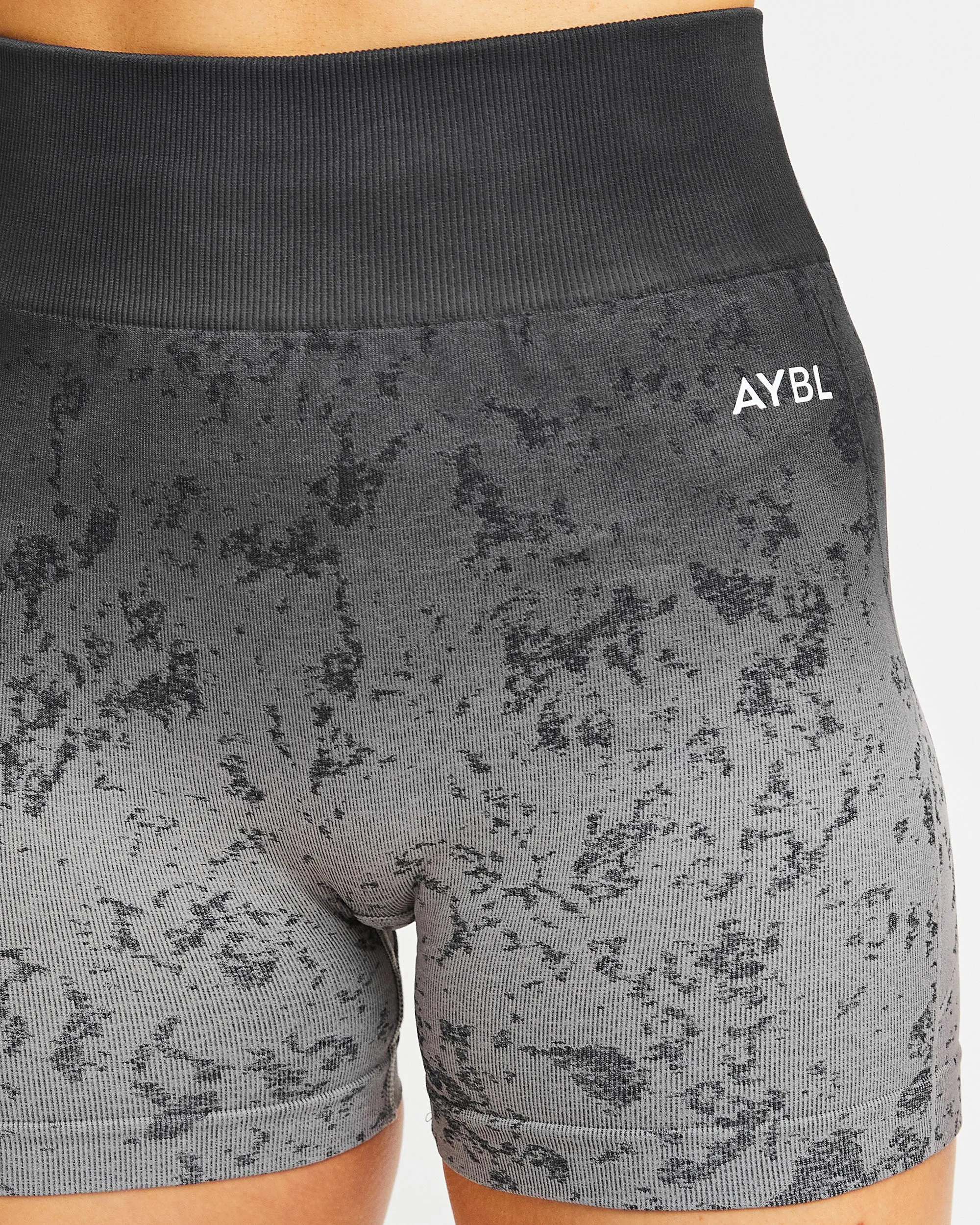 Flare Seamless Shorts - Grey sold by AYBL product image thumbnail 5