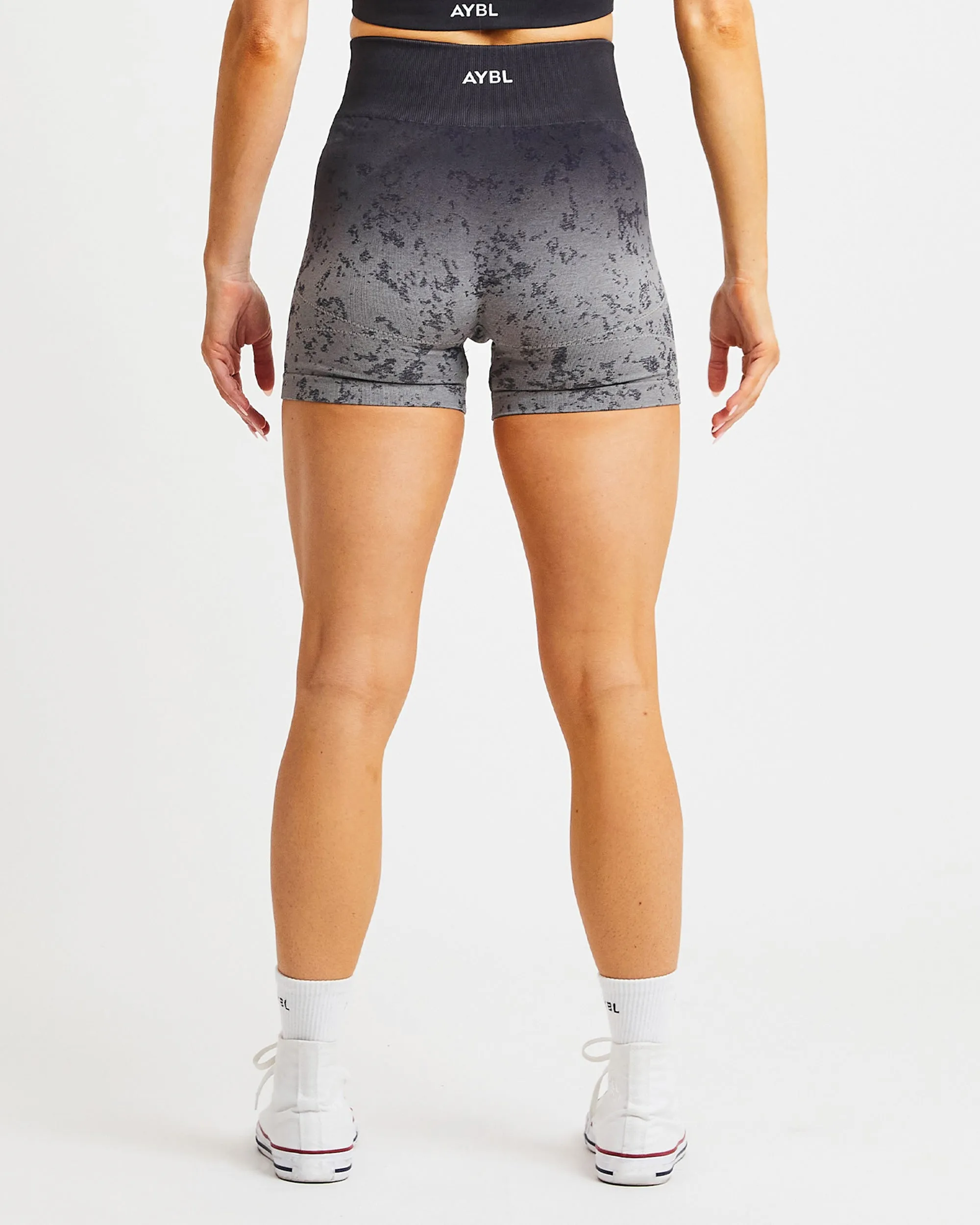Flare Seamless Shorts - Grey sold by AYBL product image thumbnail 2