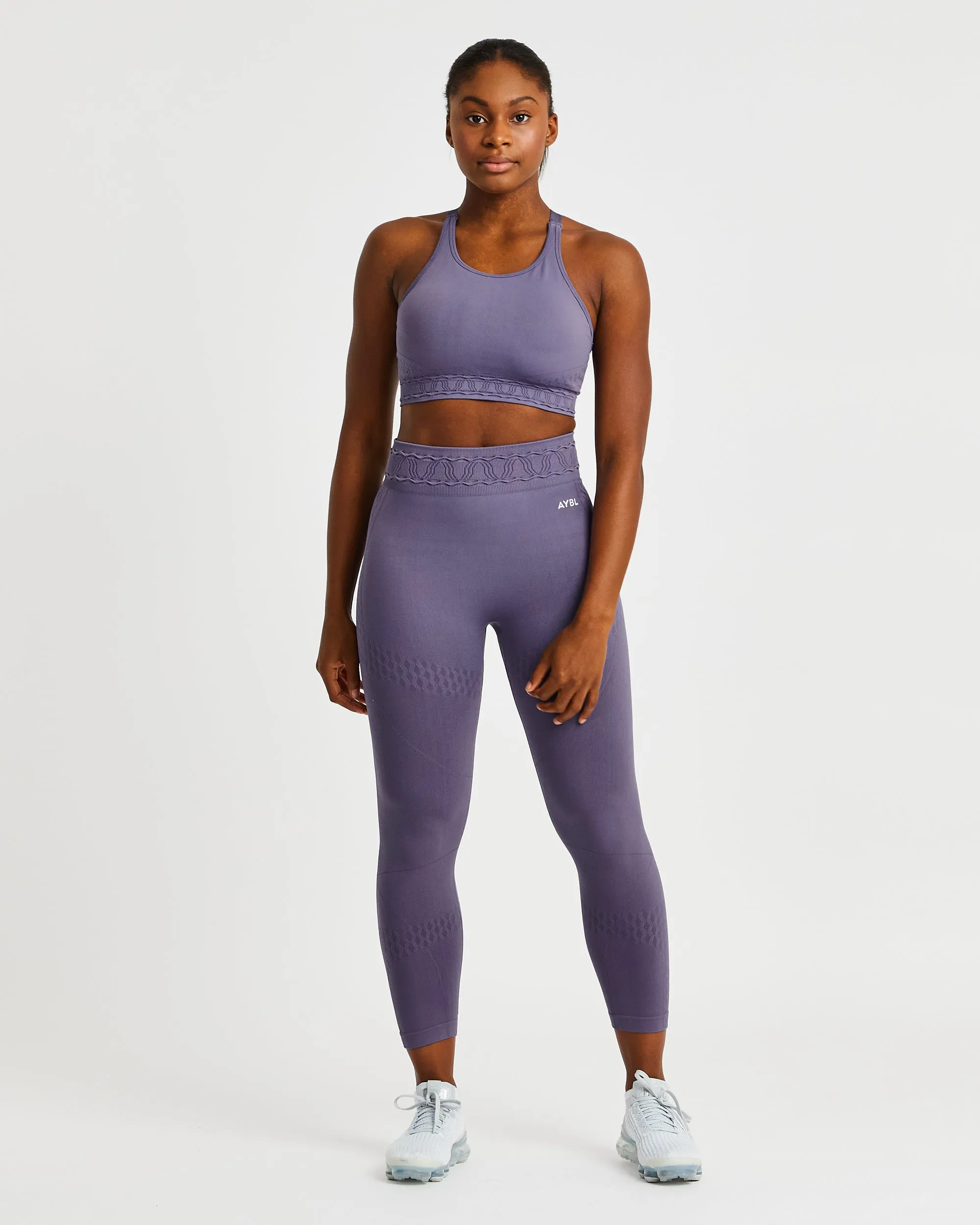 Elevate Seamless Sports Bra - Purple sold by AYBL product image thumbnail 3