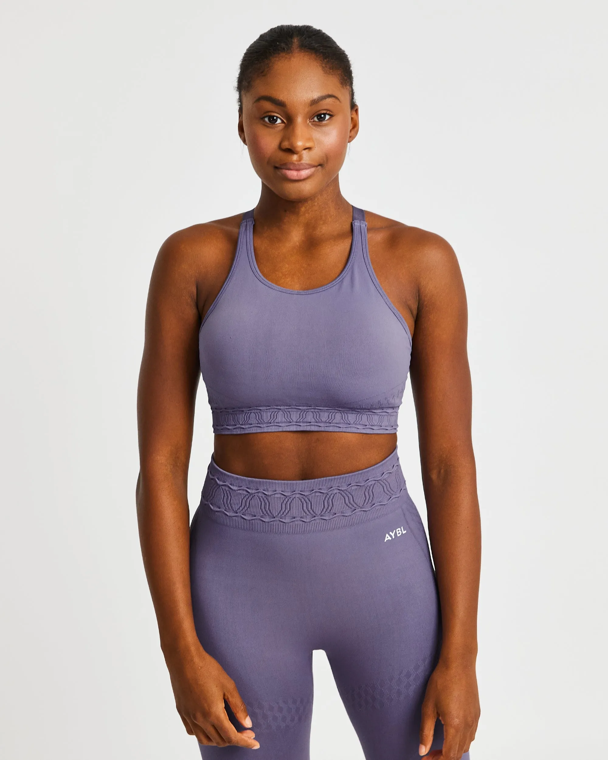 Elevate Seamless Sports Bra - Purple sold by AYBL