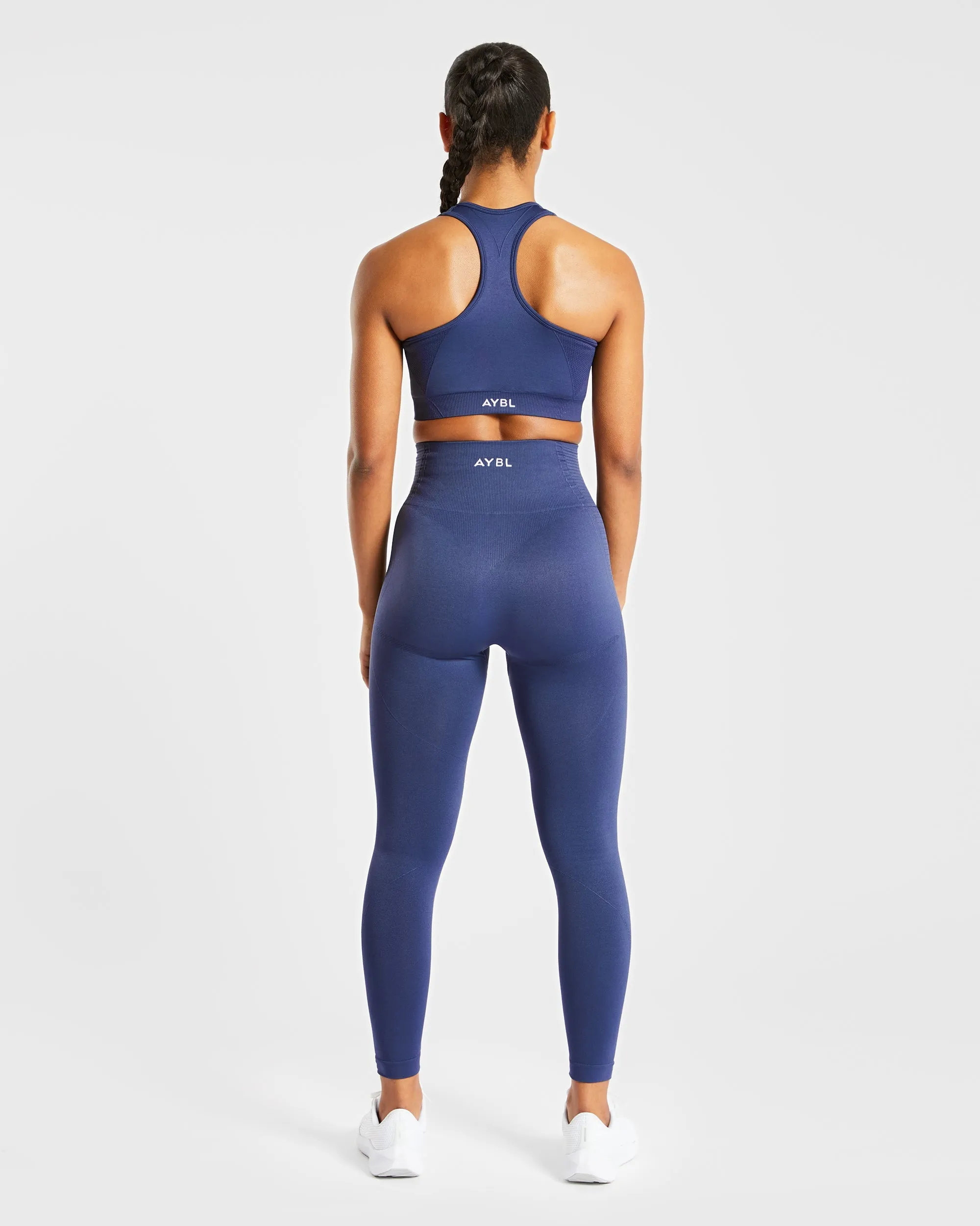 Balance V2 Seamless Sports Bra - Navy Blue sold by AYBL product image thumbnail 4