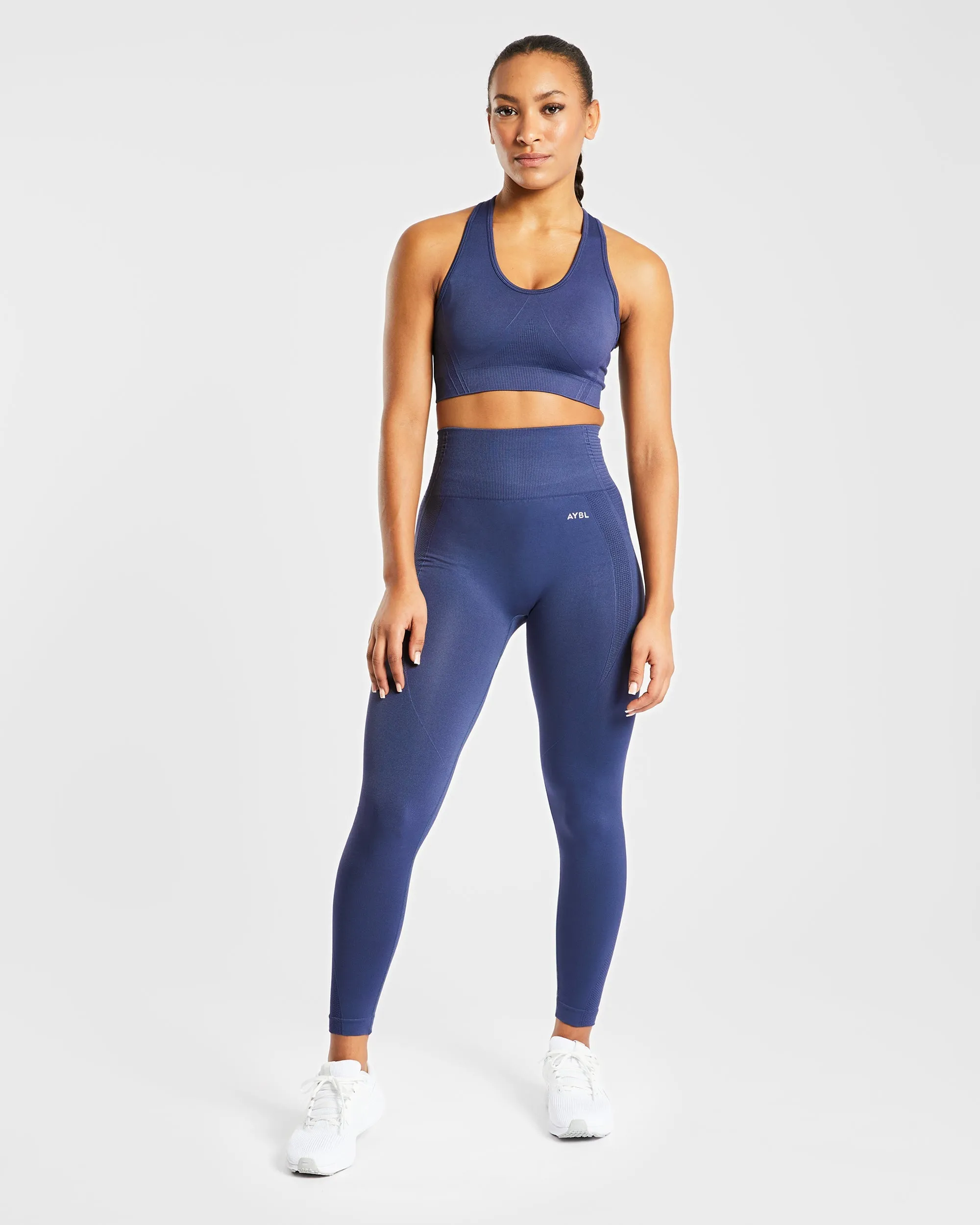 Balance V2 Seamless Sports Bra - Navy Blue sold by AYBL product image thumbnail 3