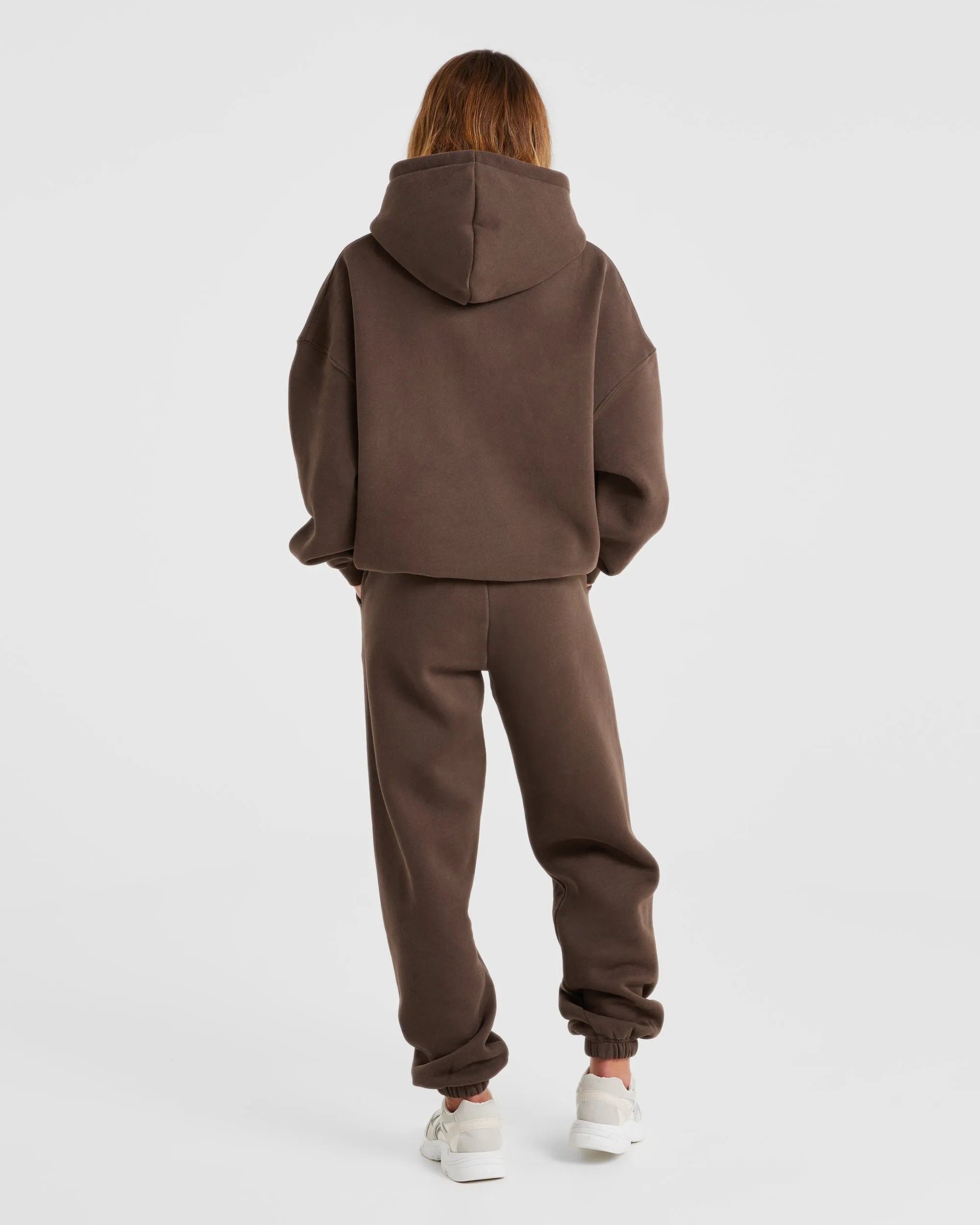 Varsity Oversized Hoodie - Brown sold by AYBL product image thumbnail 4