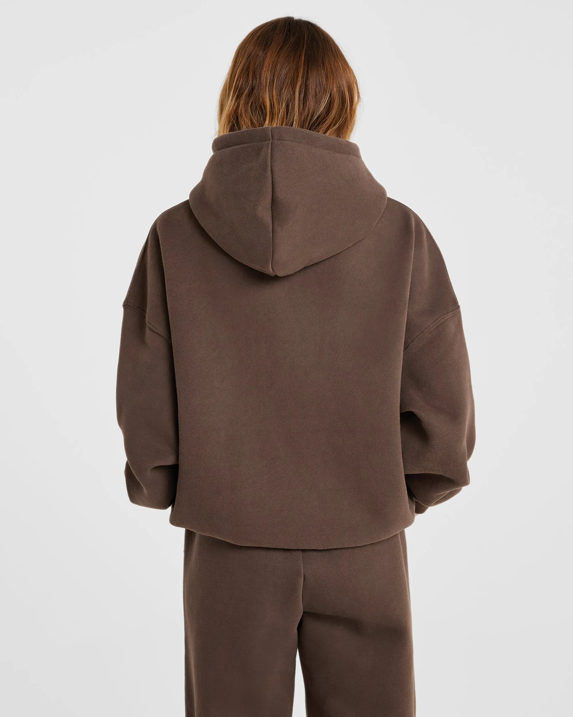 Varsity Oversized Hoodie - Brown sold by AYBL product image thumbnail 2