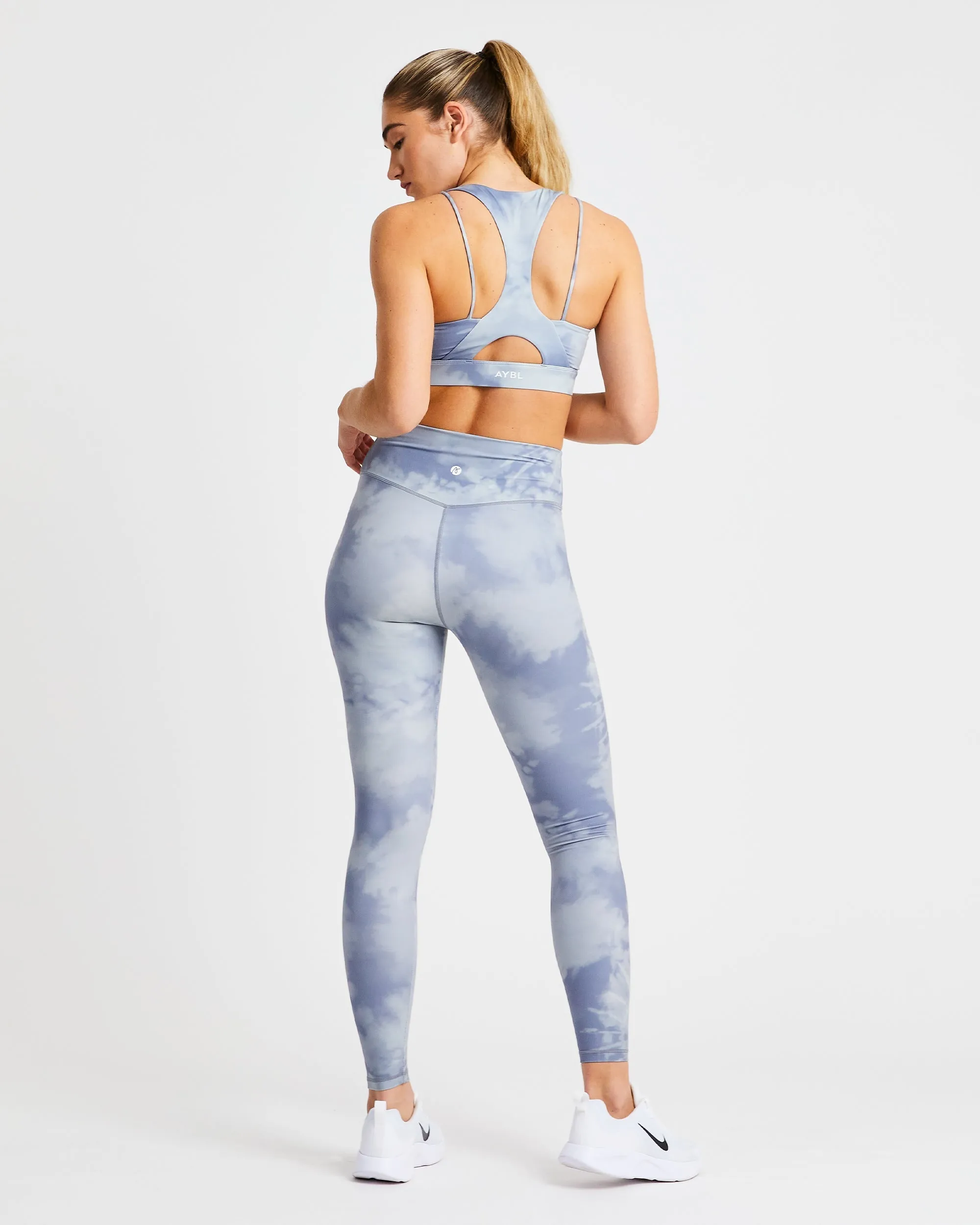 Core Sports Bra - Grey Tie Dye sold by AYBL product image thumbnail 4