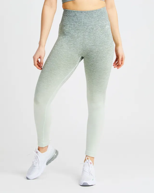 Pulse Ombré Seamless Leggings - Khaki sold by AYBL