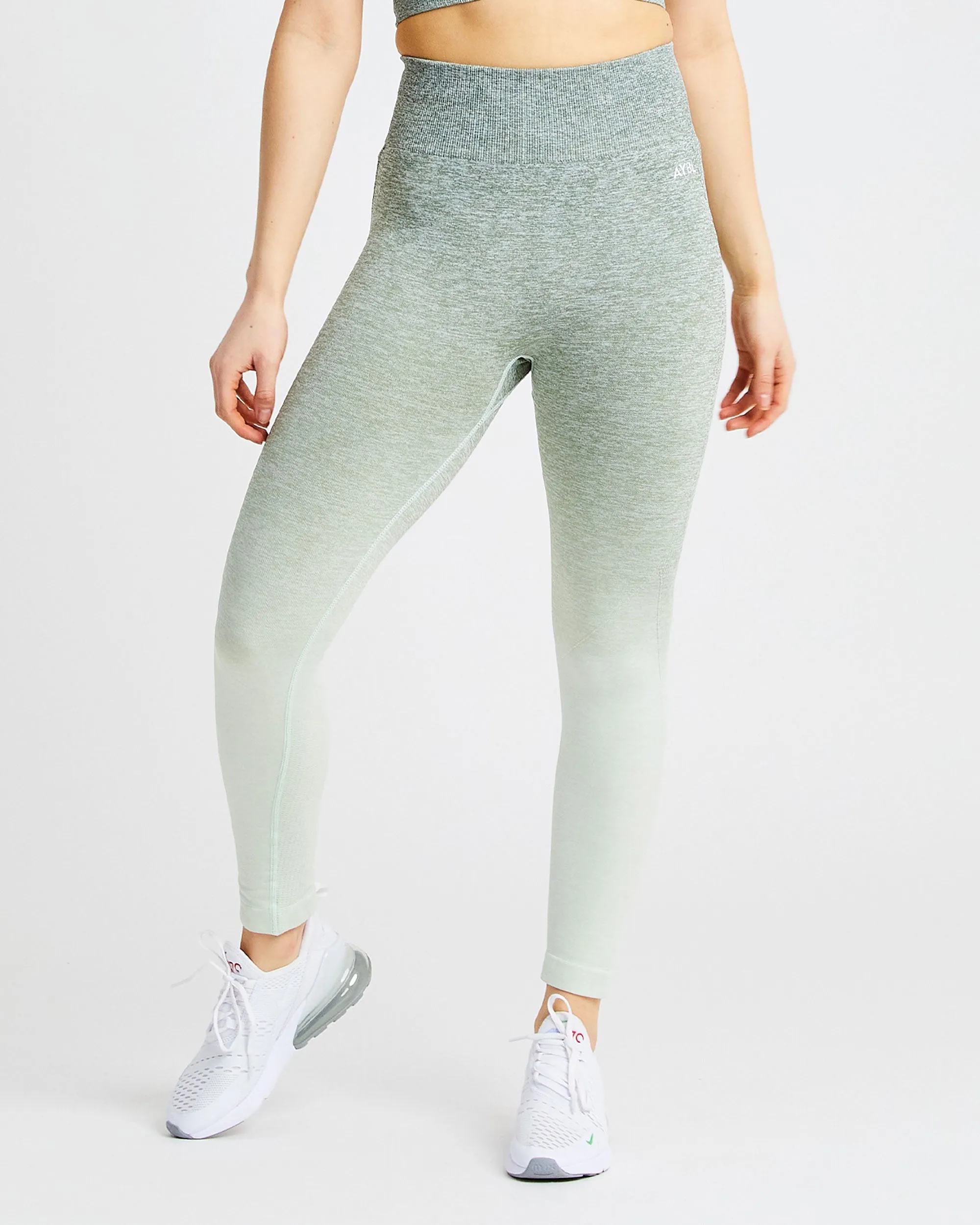 Pulse Ombré Seamless Leggings - Khaki sold by AYBL