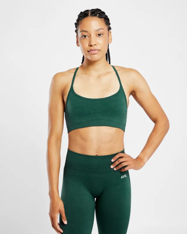 Revive Seamless Sports Bra - Evergreen Marl sold by AYBL