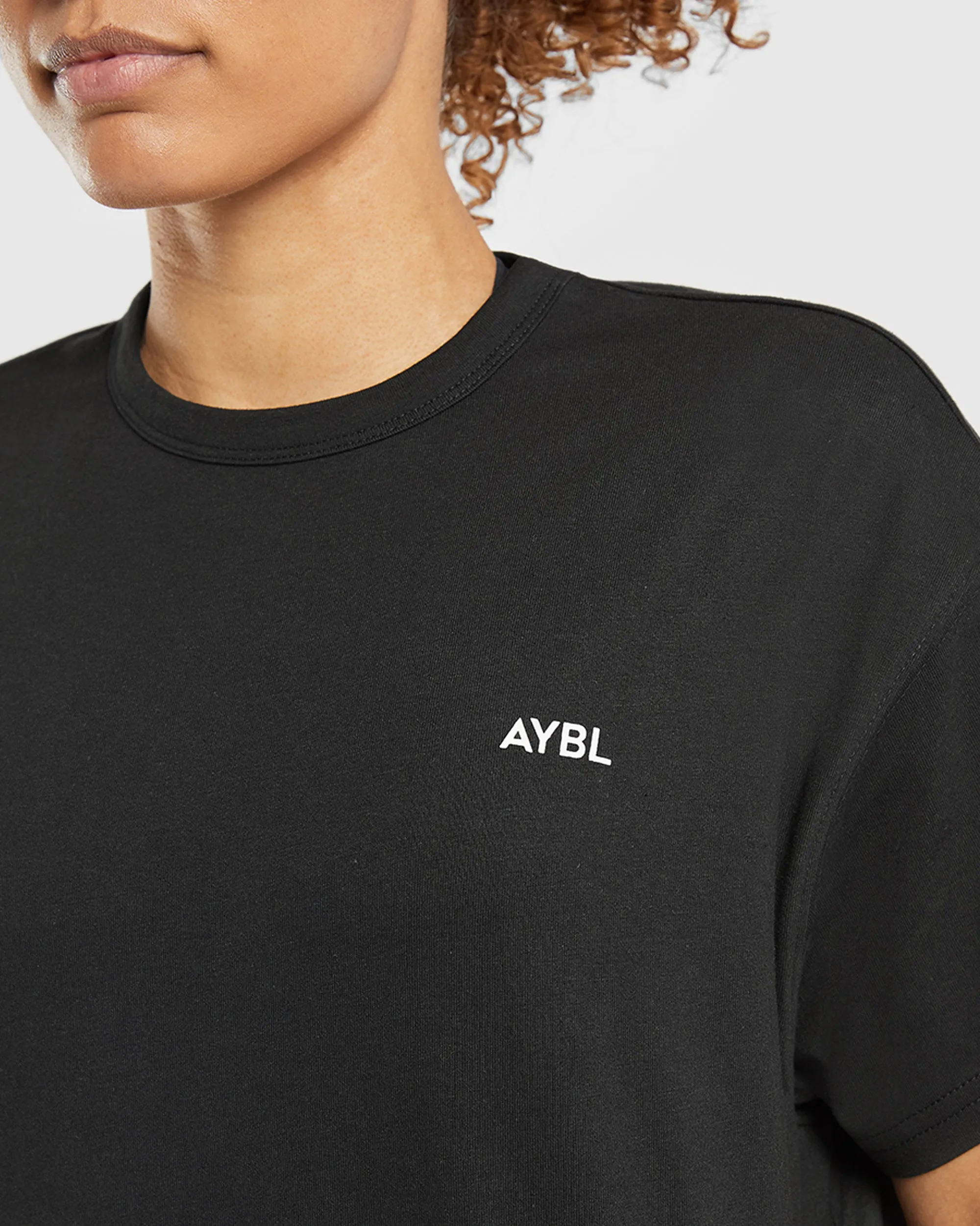 Essentials Oversized T Shirt - Black sold by AYBL product image thumbnail 5