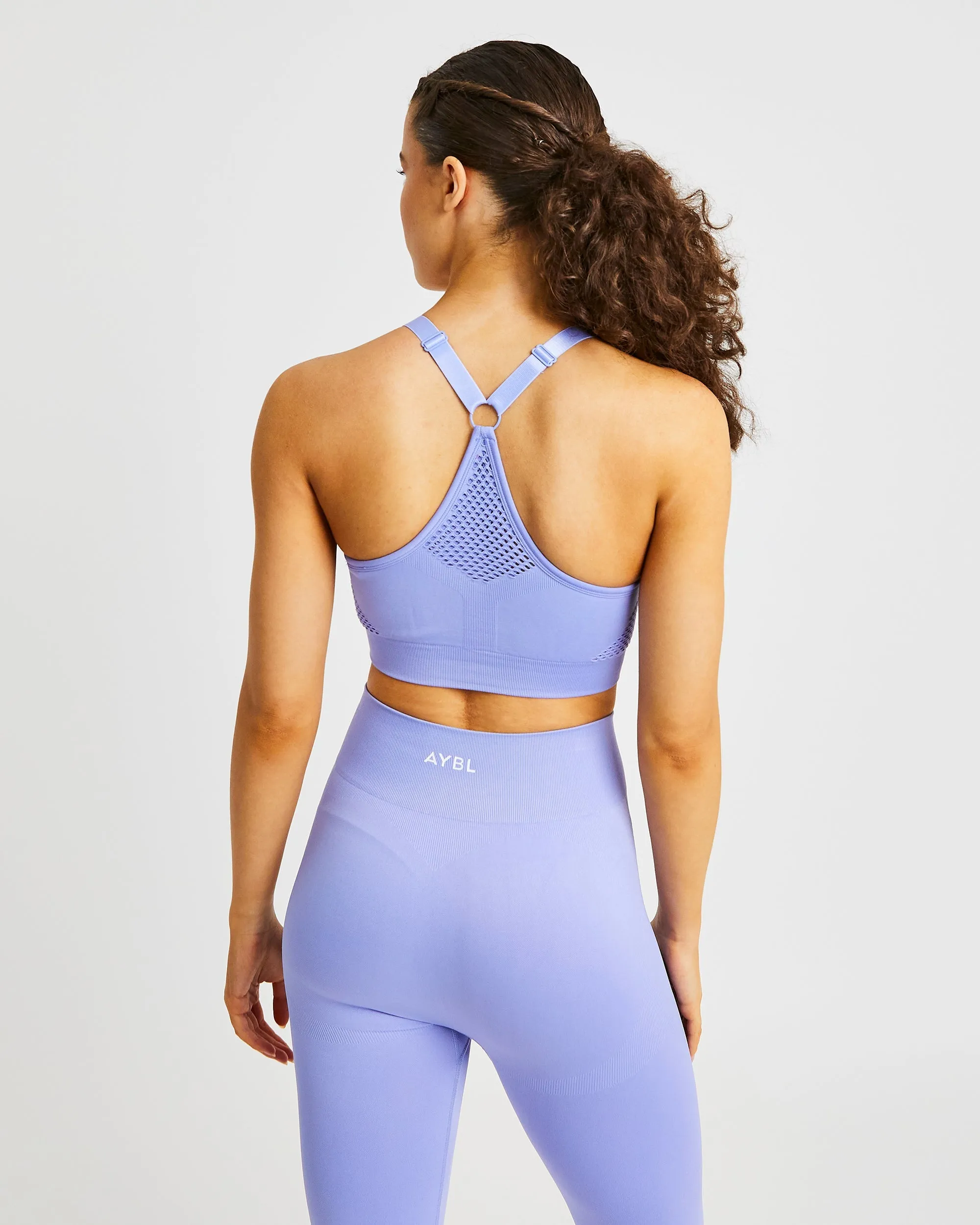 Reform Seamless Sports Bra - Iris Purple sold by AYBL product image thumbnail 2