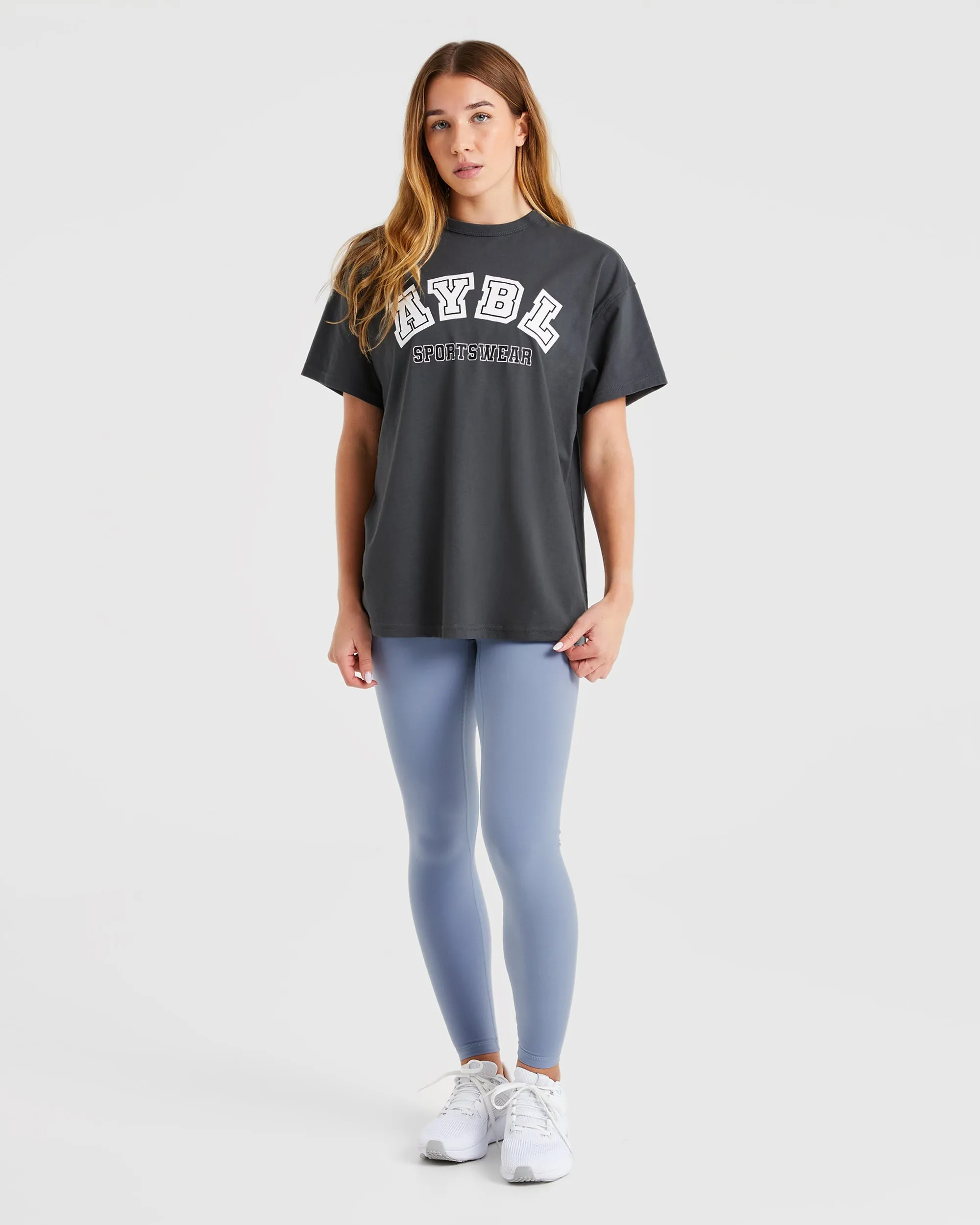 AYBL Sports Oversized T Shirt - Charcoal sold by AYBL product image thumbnail 3