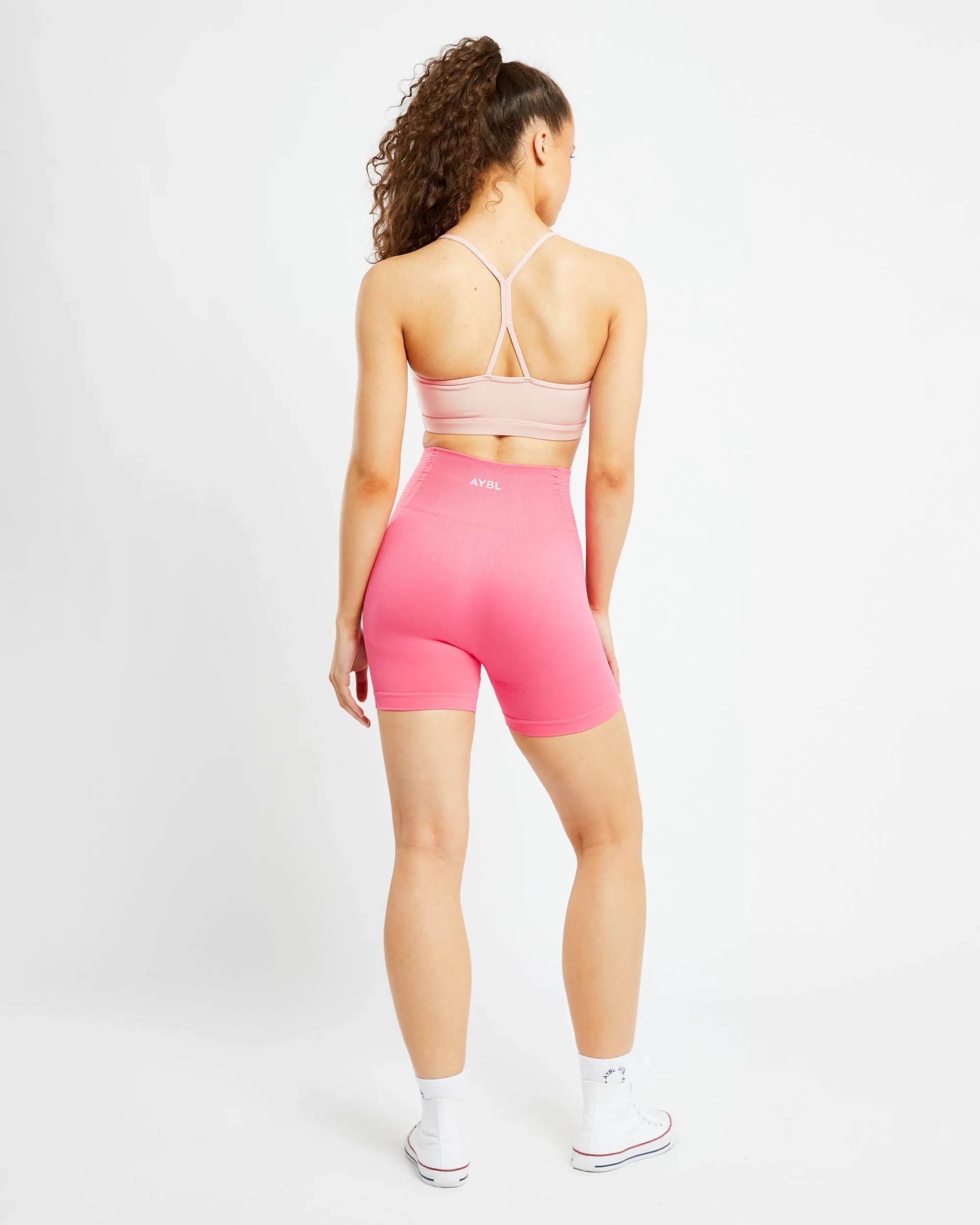 Essential Ruched Sports Bra - Dusty Pink sold by AYBL product image thumbnail 4