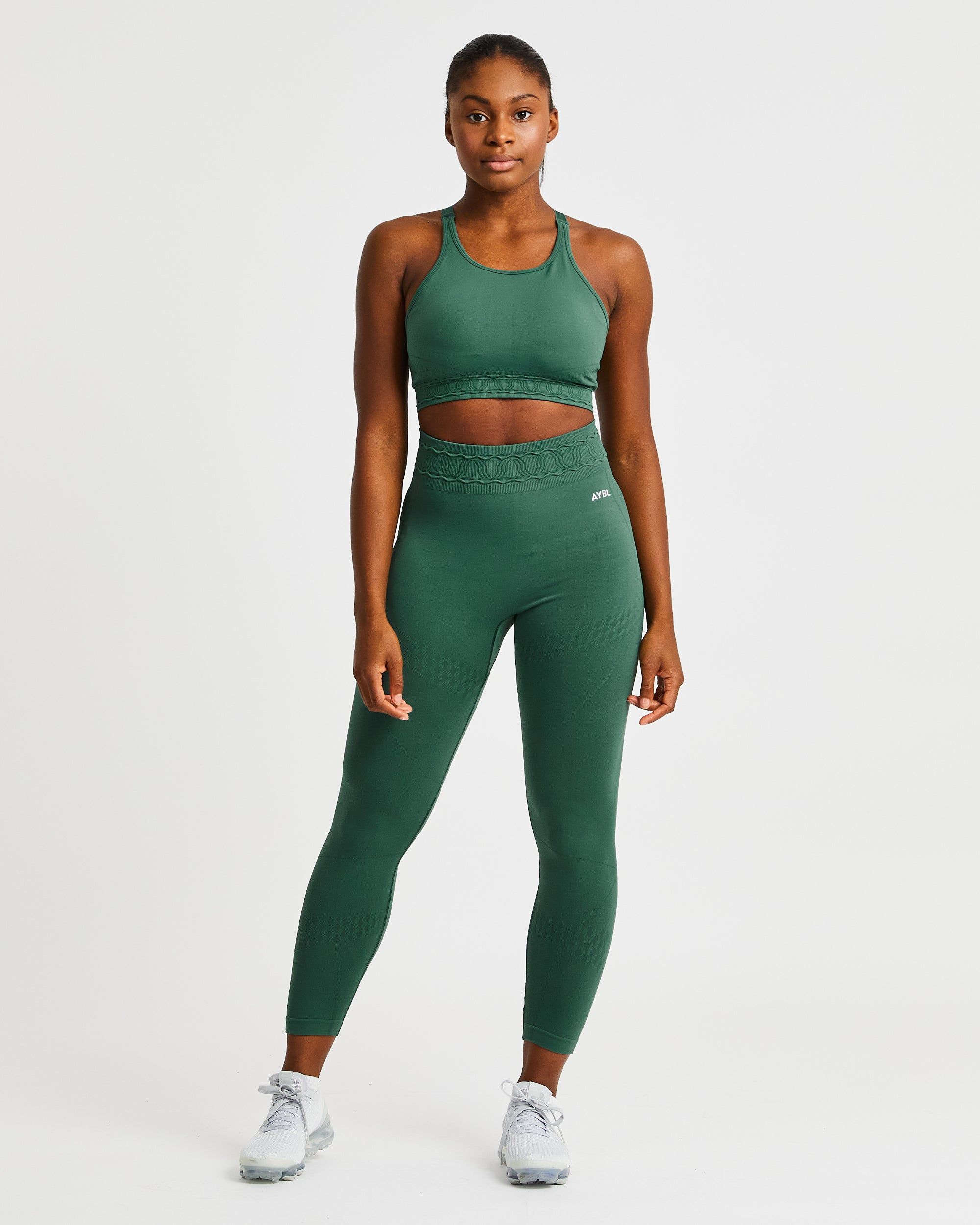 Elevate Seamless Leggings - Green sold by AYBL product image thumbnail 3