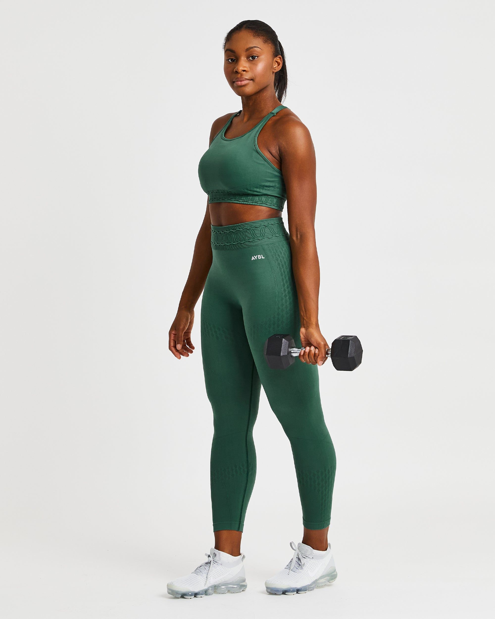 Elevate Seamless Leggings - Green sold by AYBL product image thumbnail 7