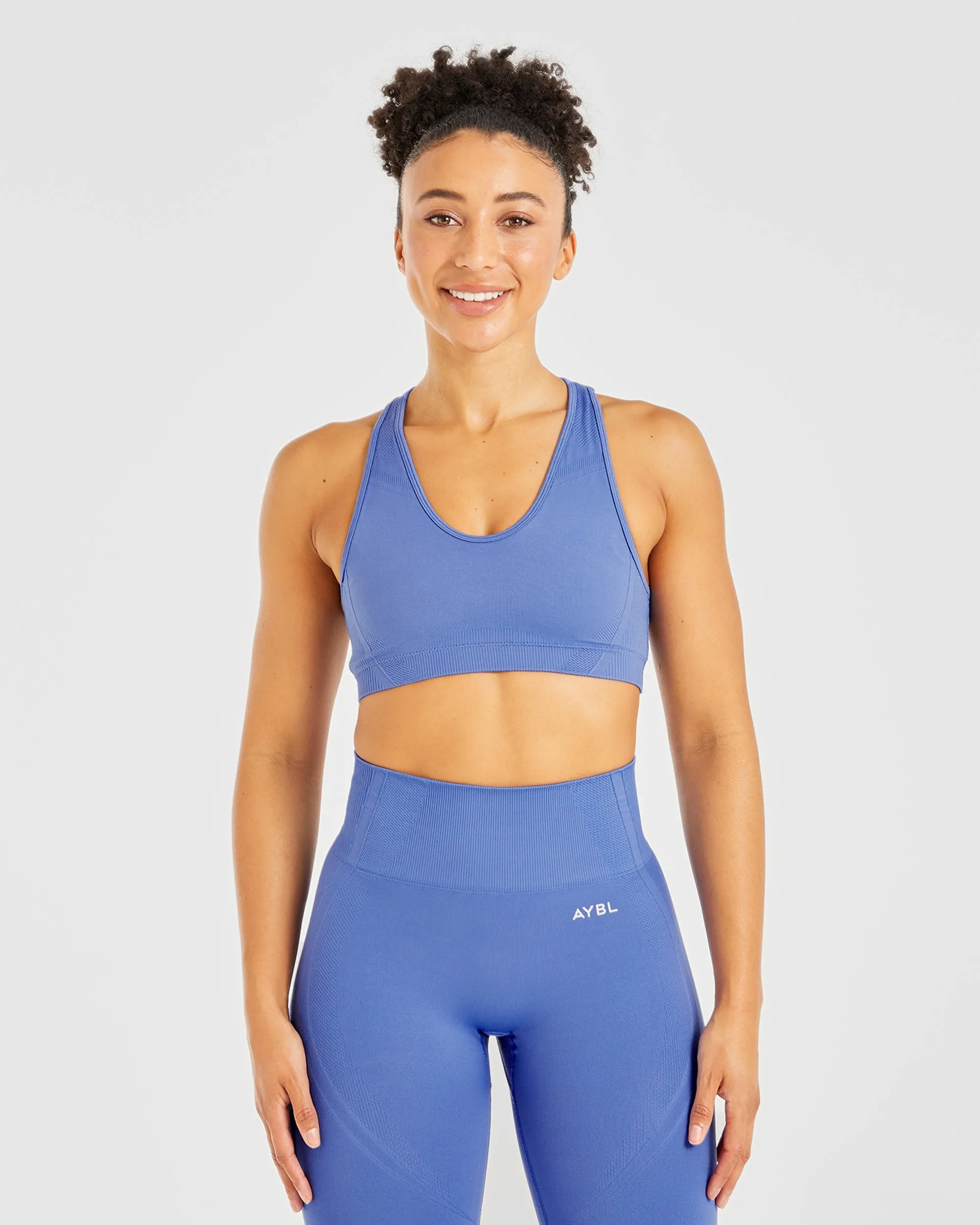 Balance V3 Seamless Sports Bra - Bright Cobalt sold by AYBL