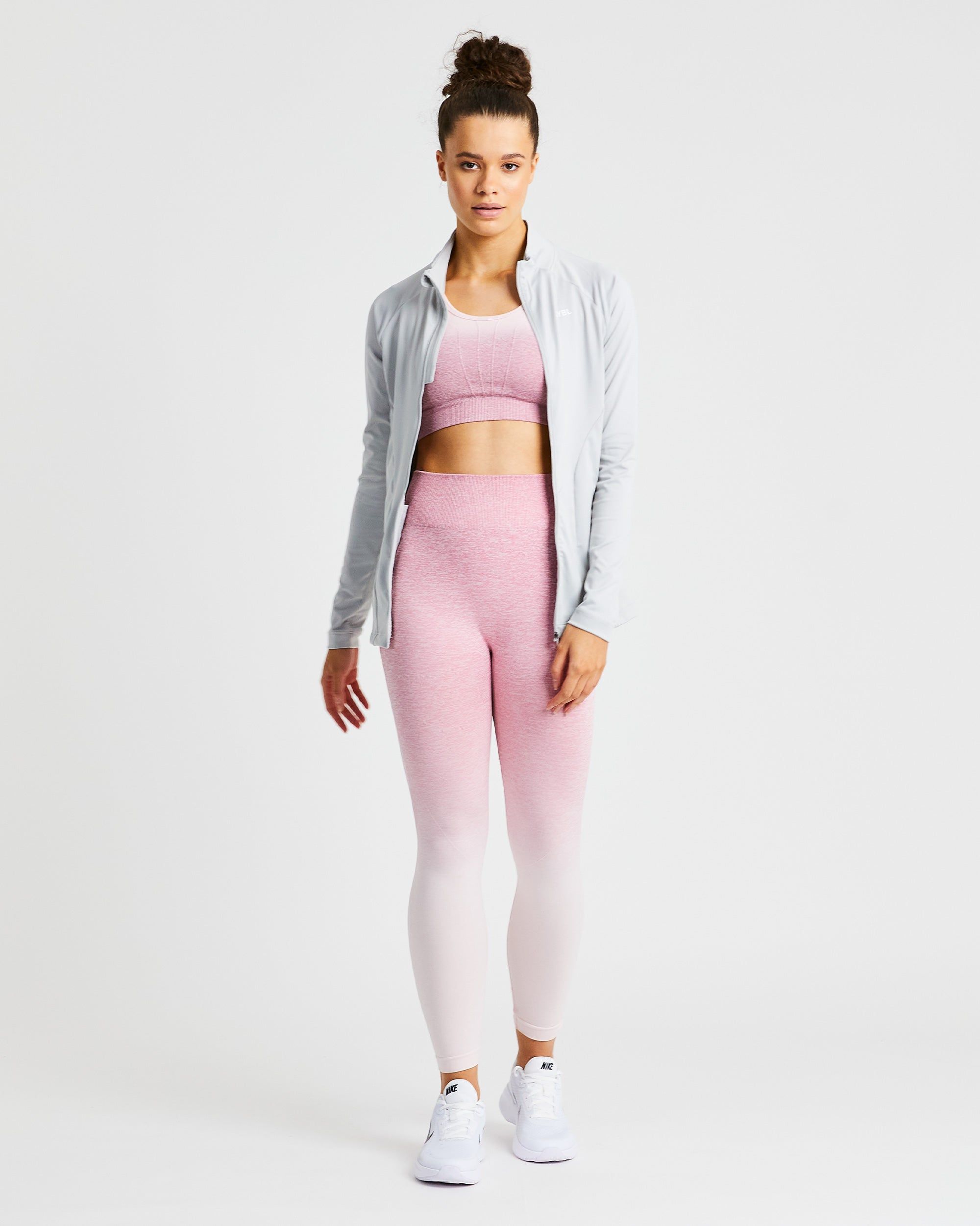 Pulse Ombré Seamless Leggings - Pink sold by AYBL product image thumbnail 7