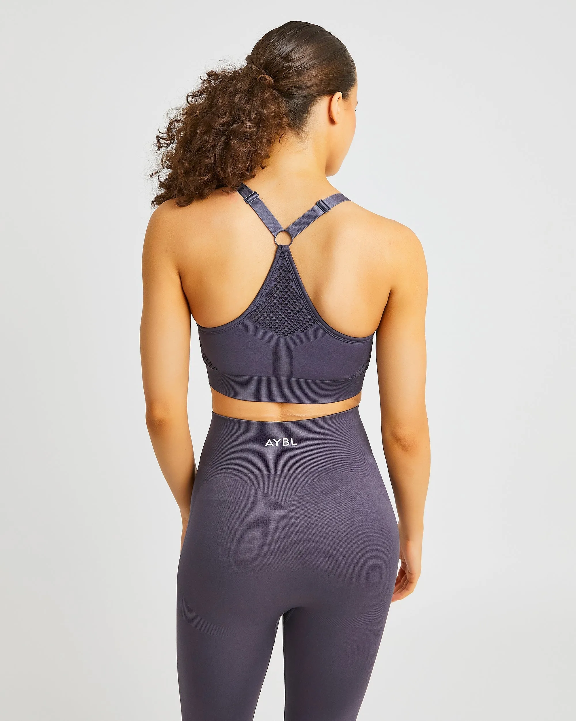 Reform Seamless Sports Bra - Charcoal sold by AYBL product image thumbnail 2