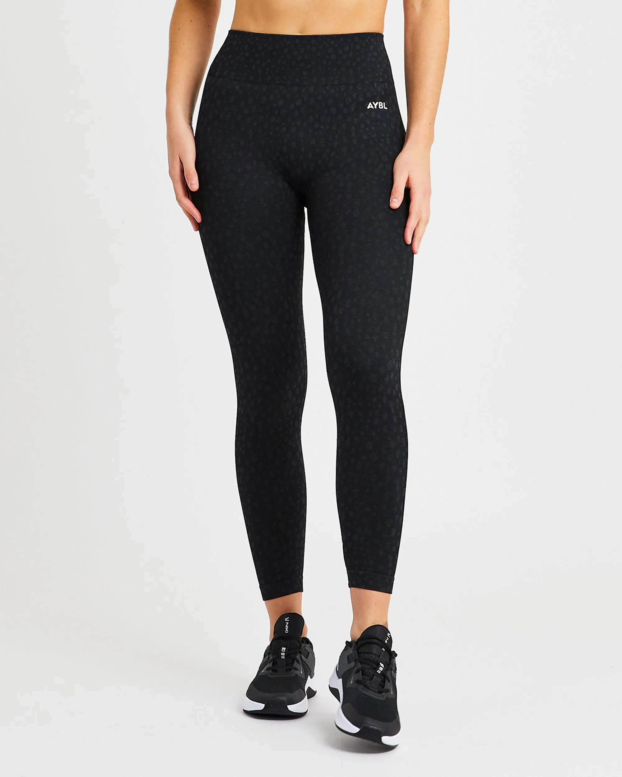 Evolve Speckle Seamless Leggings - Black sold by AYBL