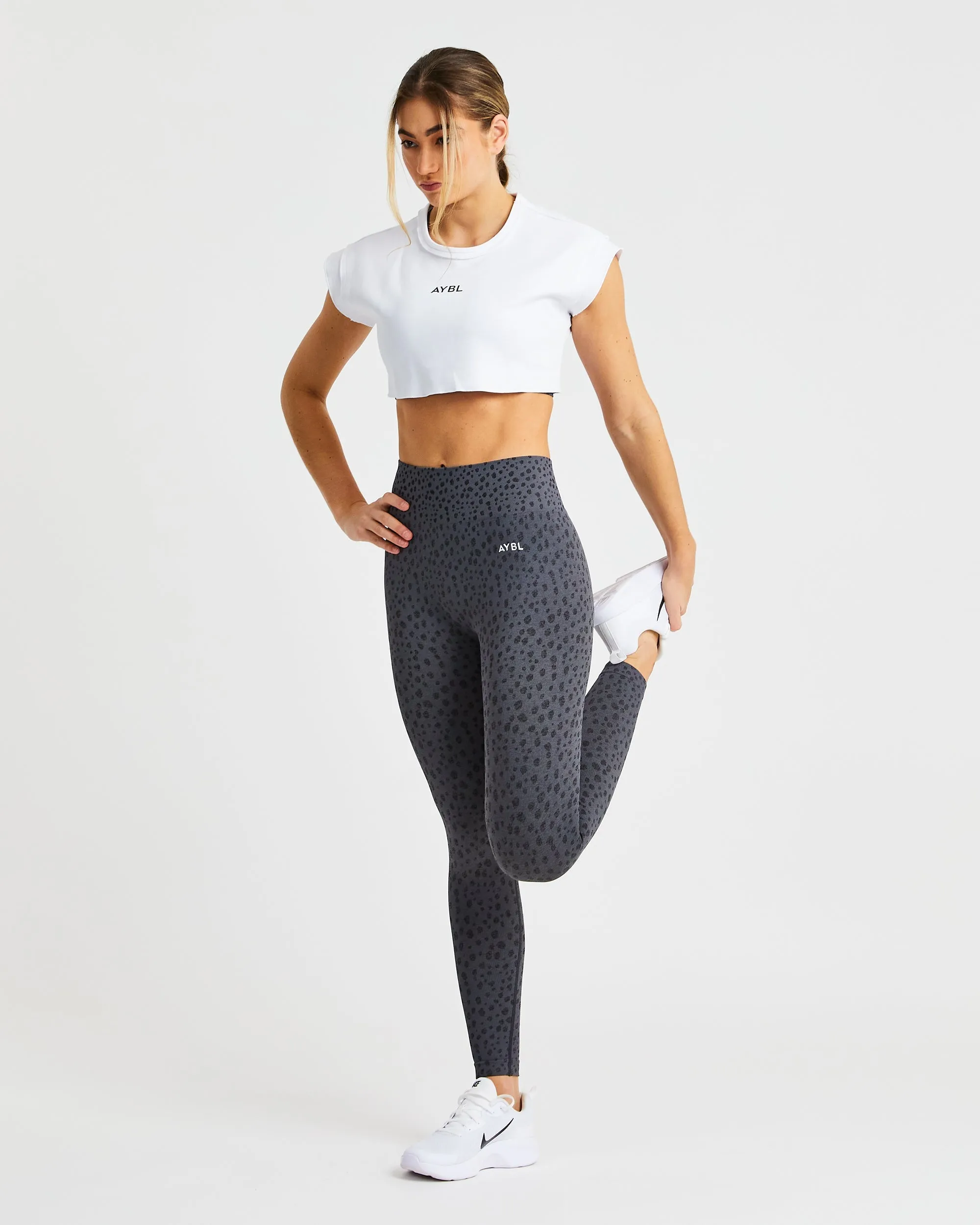 Training Crop Top - White sold by AYBL product image thumbnail 5