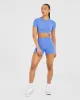 Staple Crop Top - Cobalt Blue sold by AYBL