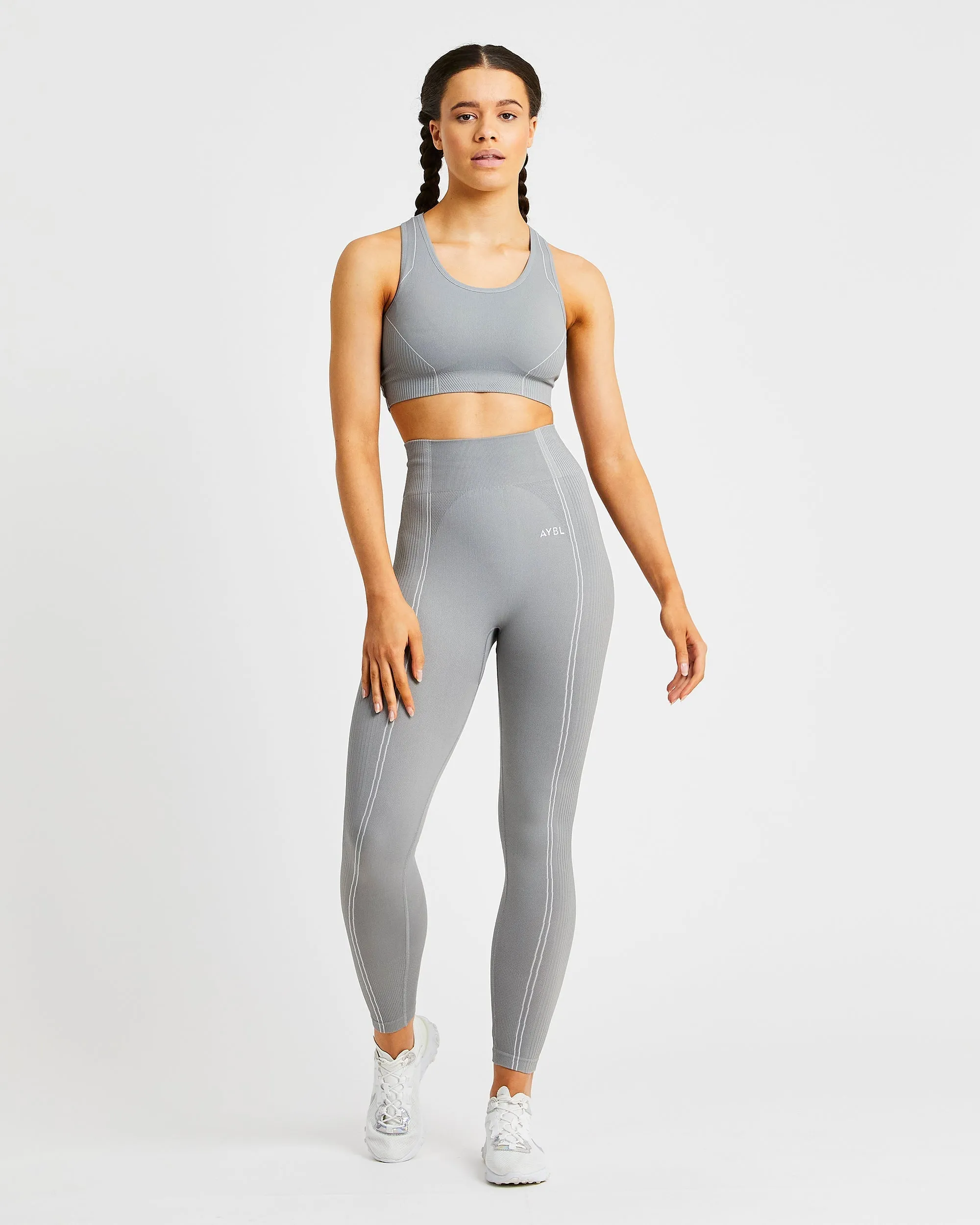 Reflex Seamless Leggings - Grey sold by AYBL product image thumbnail 3