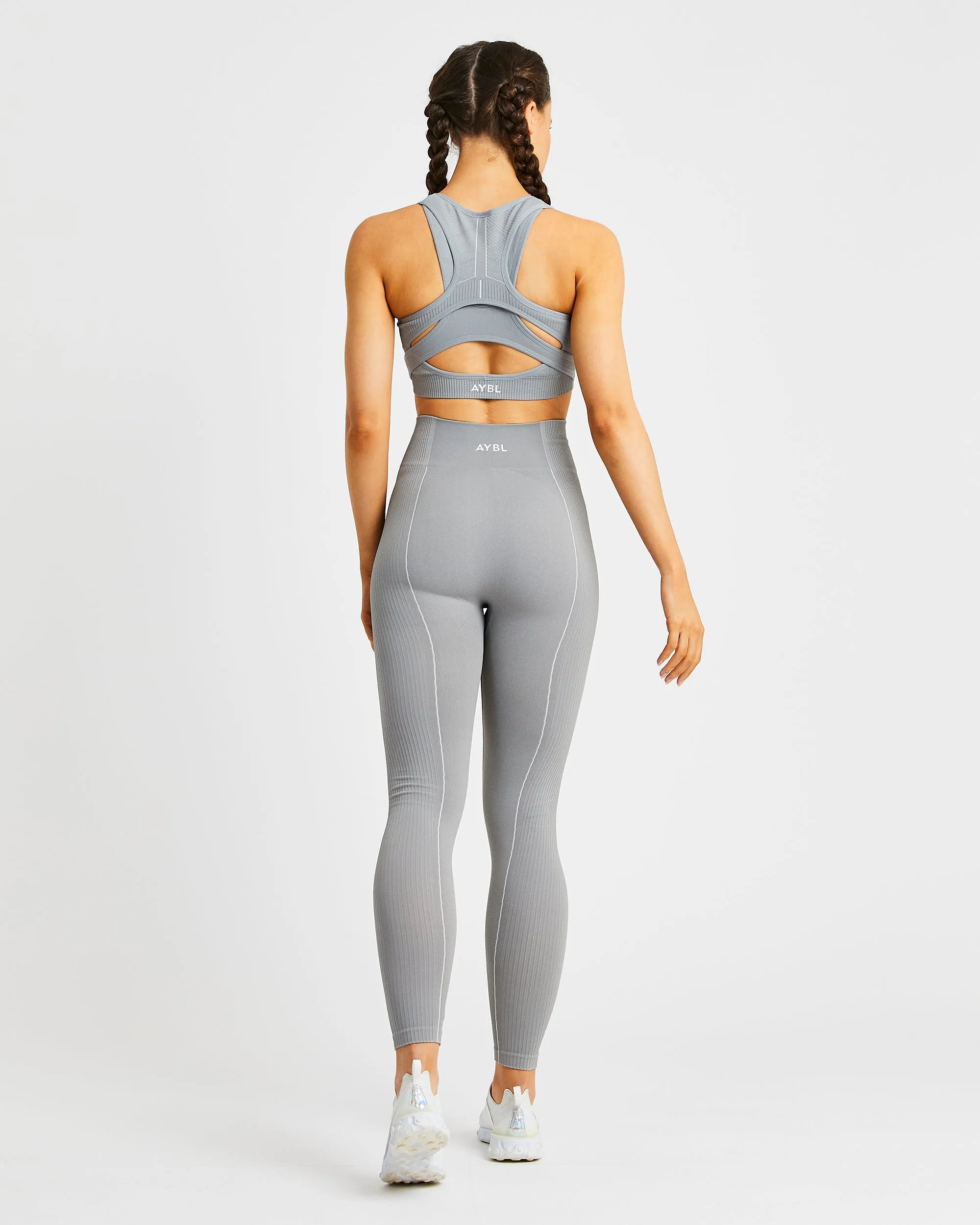 Reflex Seamless Leggings - Grey sold by AYBL product image thumbnail 4
