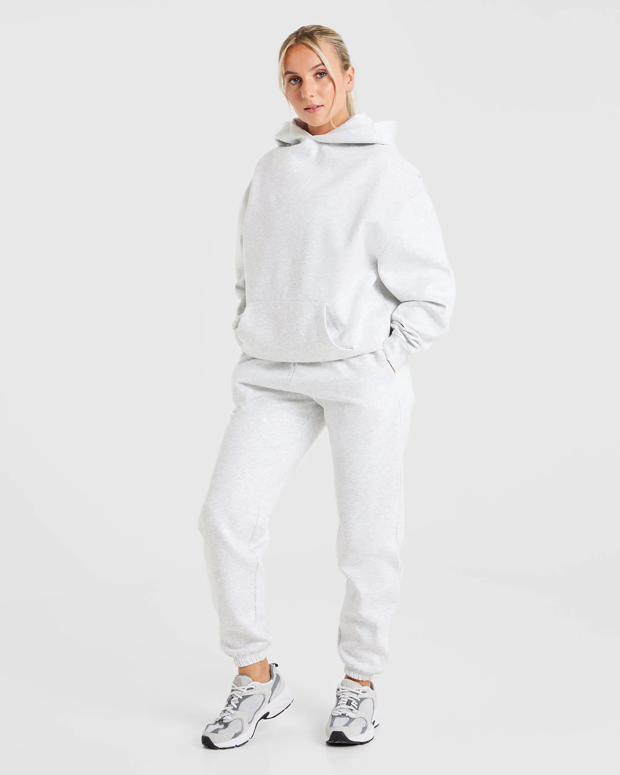 Premium Oversized Hoodie - Heather Grey sold by AYBL product image thumbnail 3