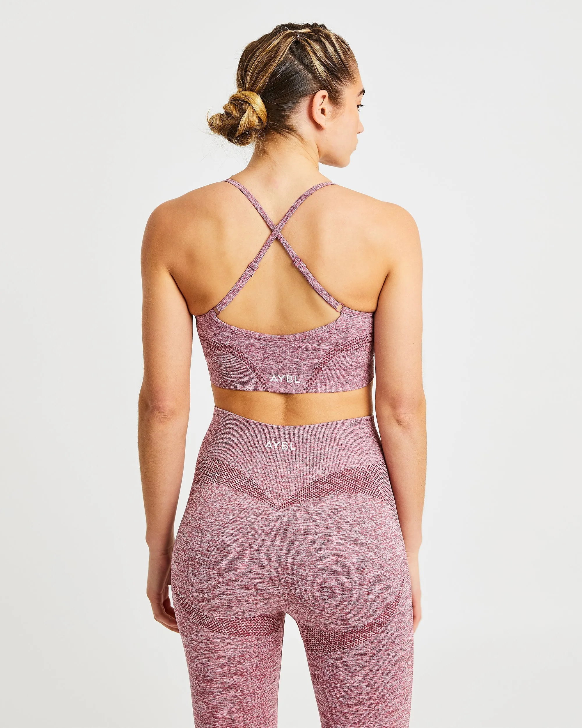 Motion Seamless Sports Bra - Brick Red sold by AYBL product image thumbnail 2