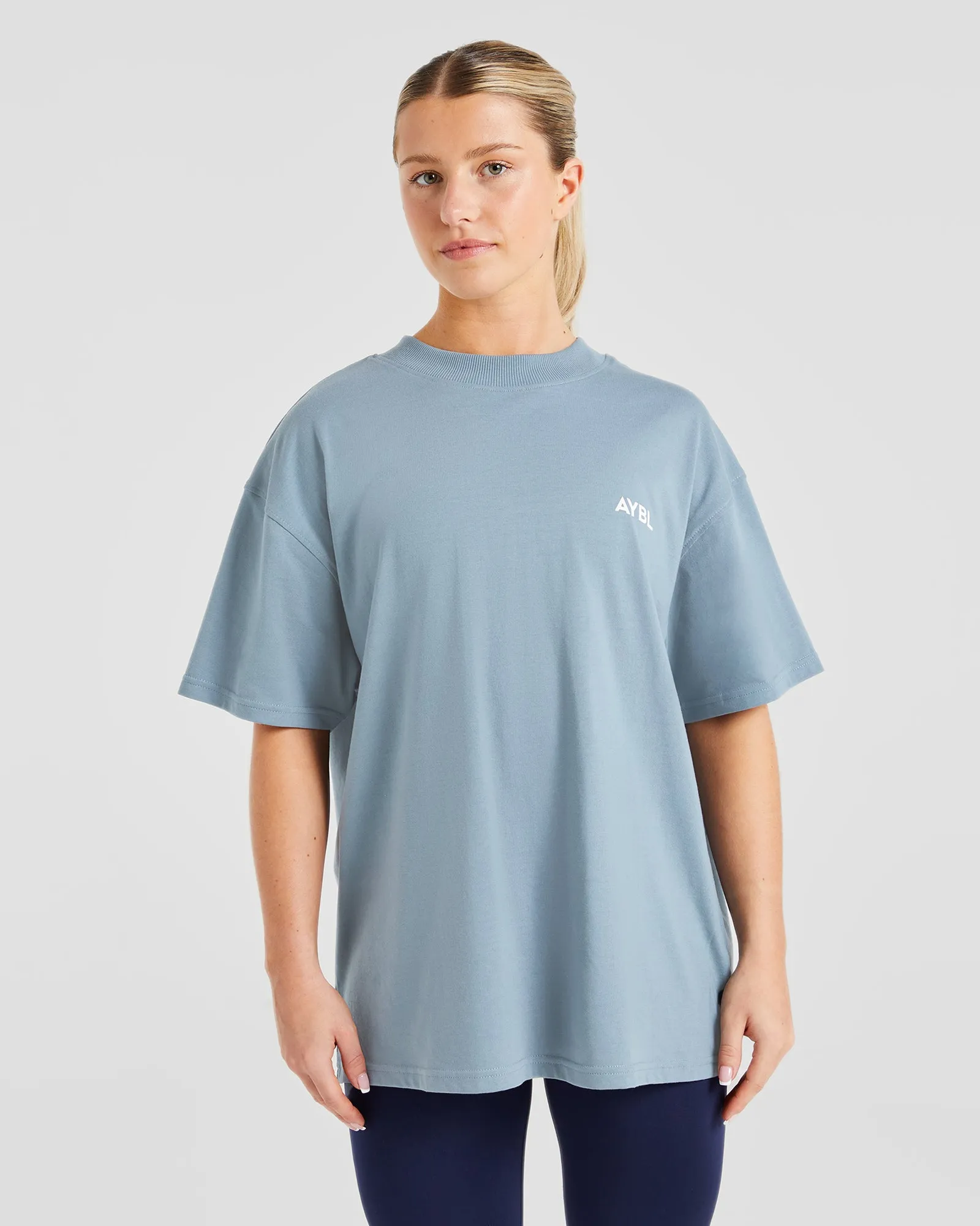 AYBL Club Oversized T Shirt - Vintage Blue sold by AYBL product image thumbnail 2